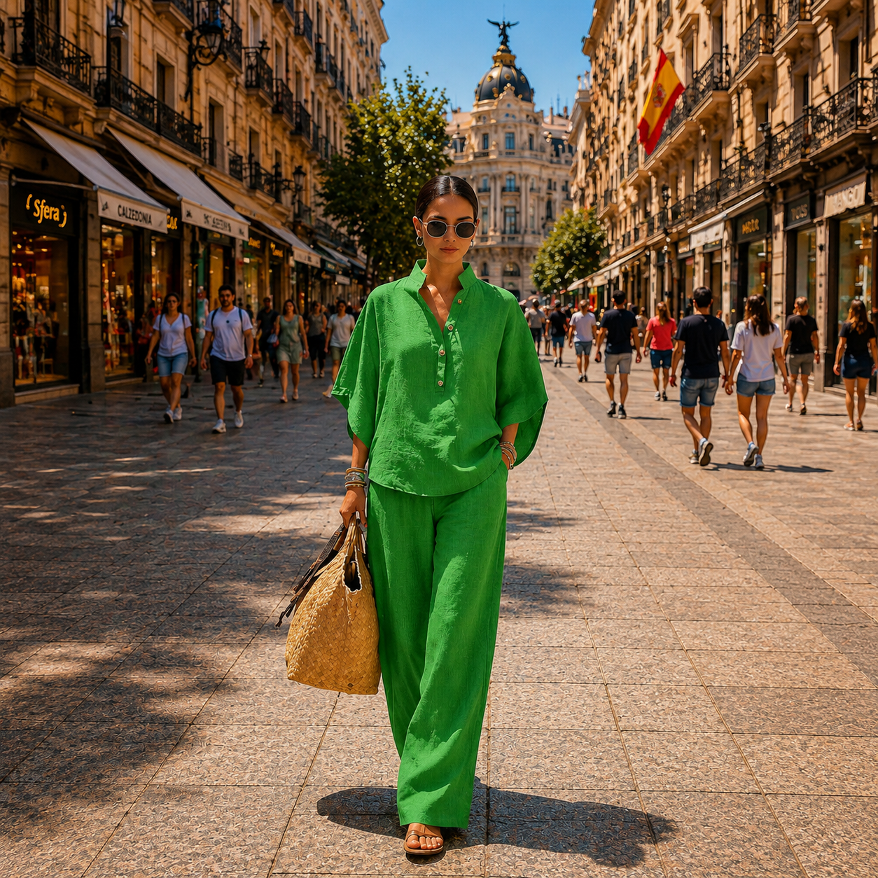 Mariel™ | Chic Batwing Sleeve Set for Effortless Elegance