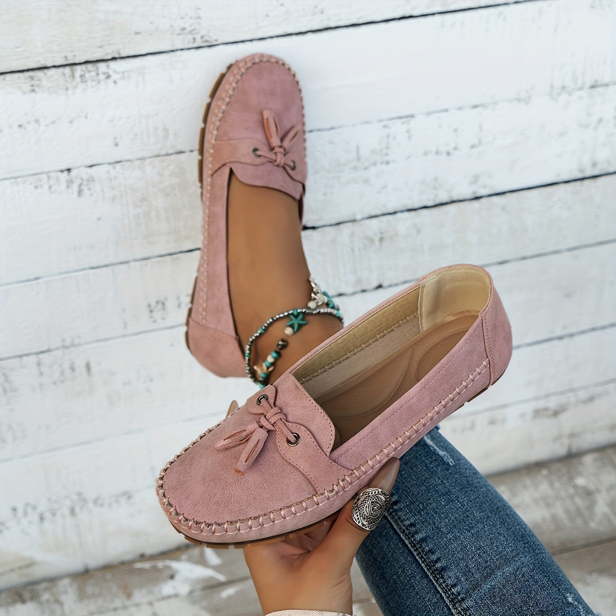Nadine™ | Timeless Tassel Loafers for Effortless Elegance