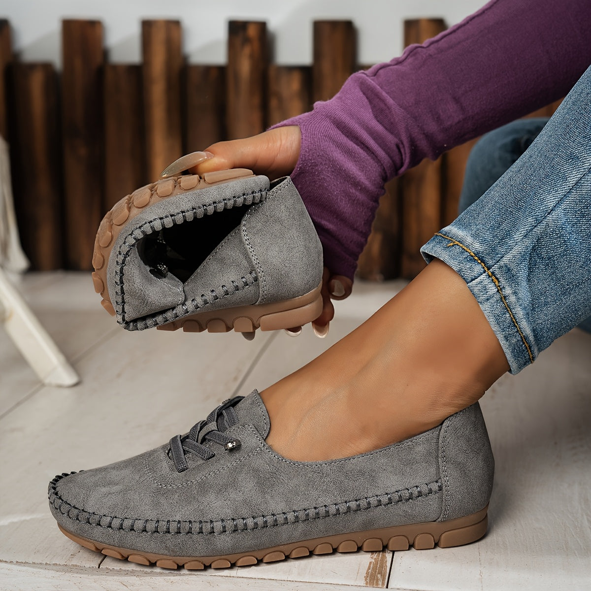 Lila™ | Flexible Leather Loafers for Effortless Style