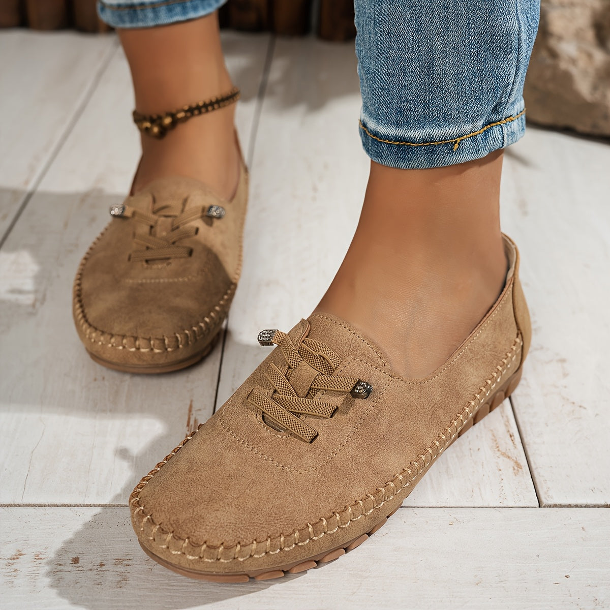 Lila™ | Flexible Leather Loafers for Effortless Style