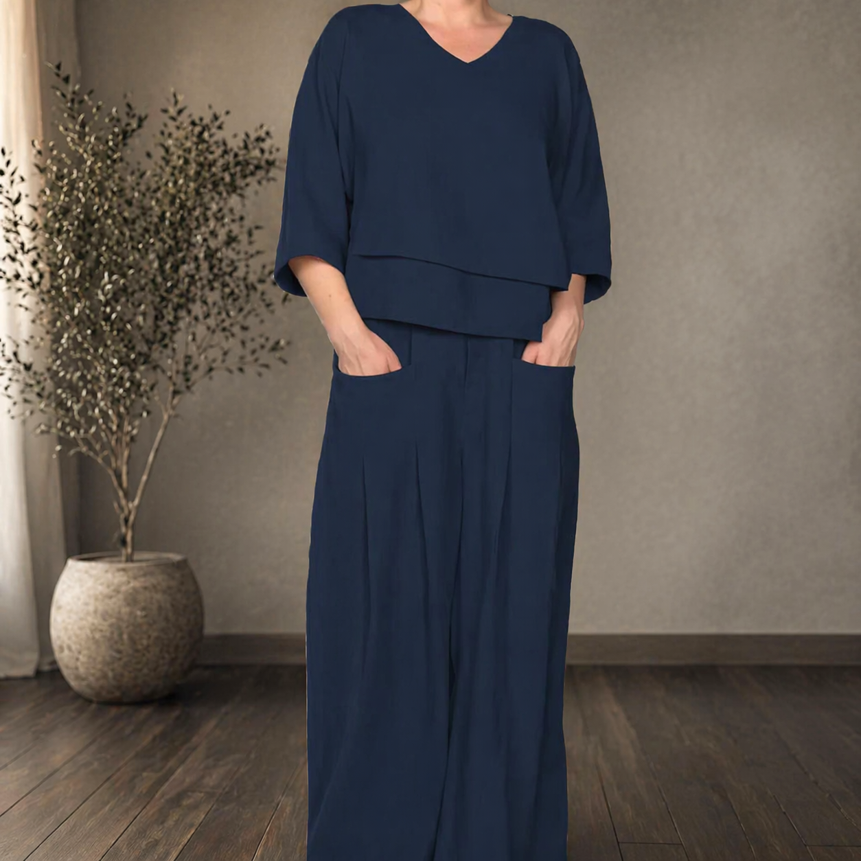 Clara™ | Chic Wide-Leg Set for Effortless Elegance