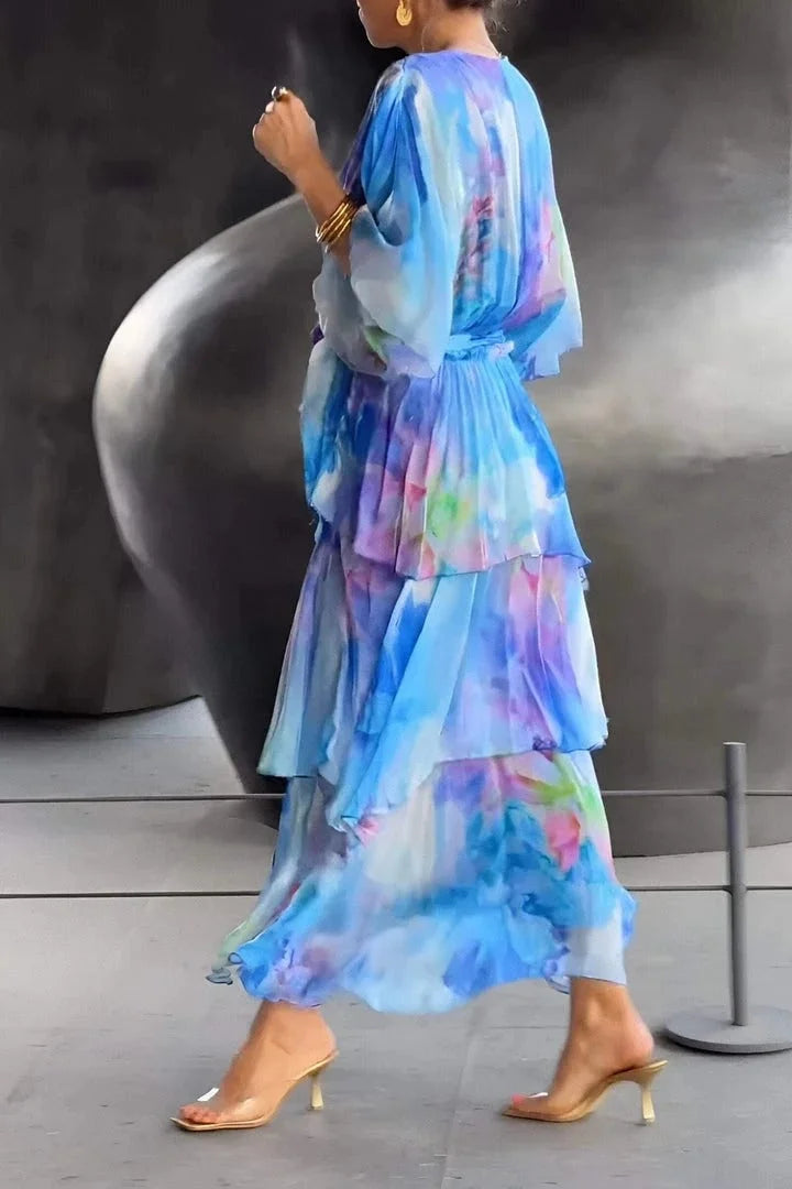 Lucia™ | Graceful Chiffon Dress