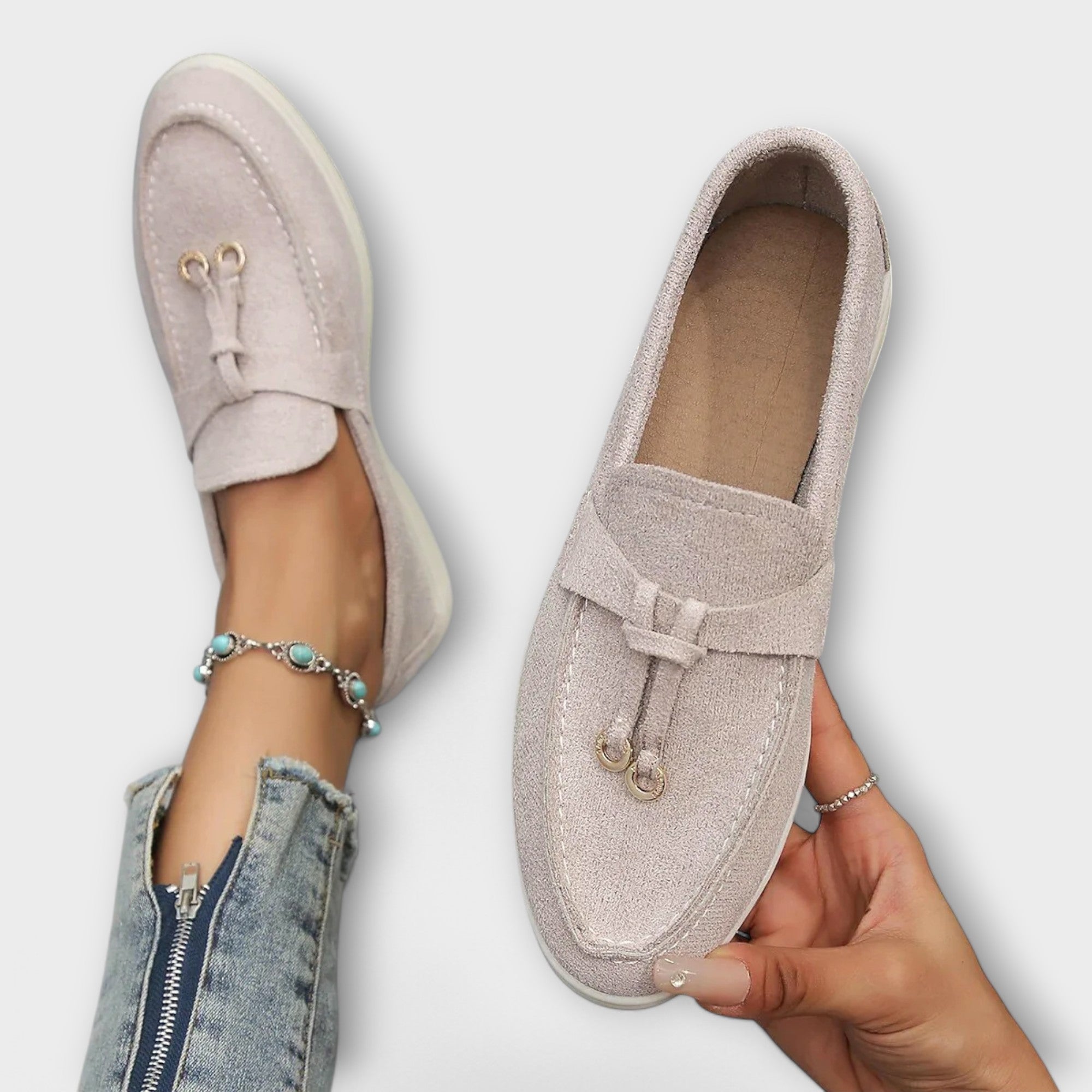 Gabriella™ | Chic Leather Loafers for Sophistication
