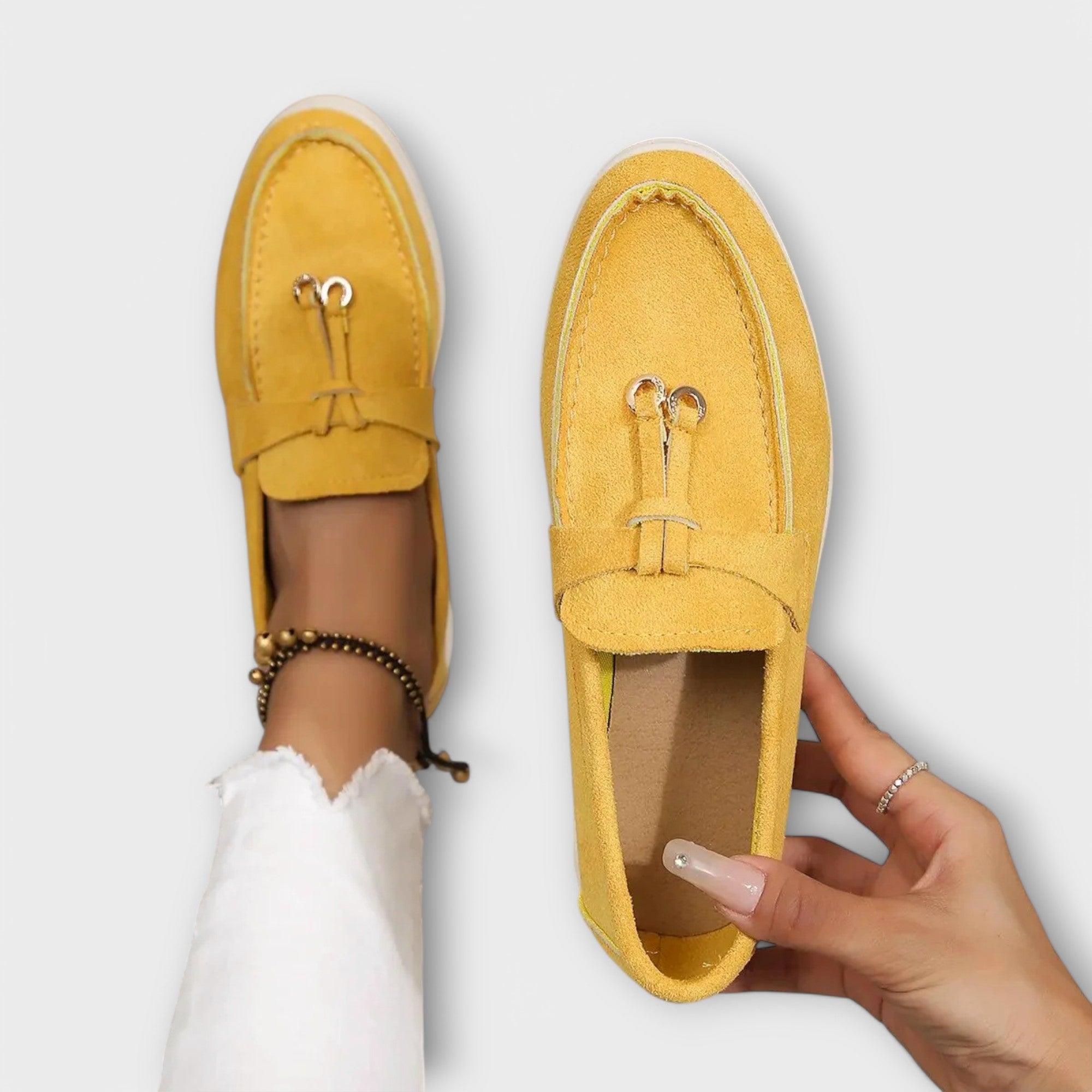 Gabriella™ | Chic Leather Loafers for Sophistication