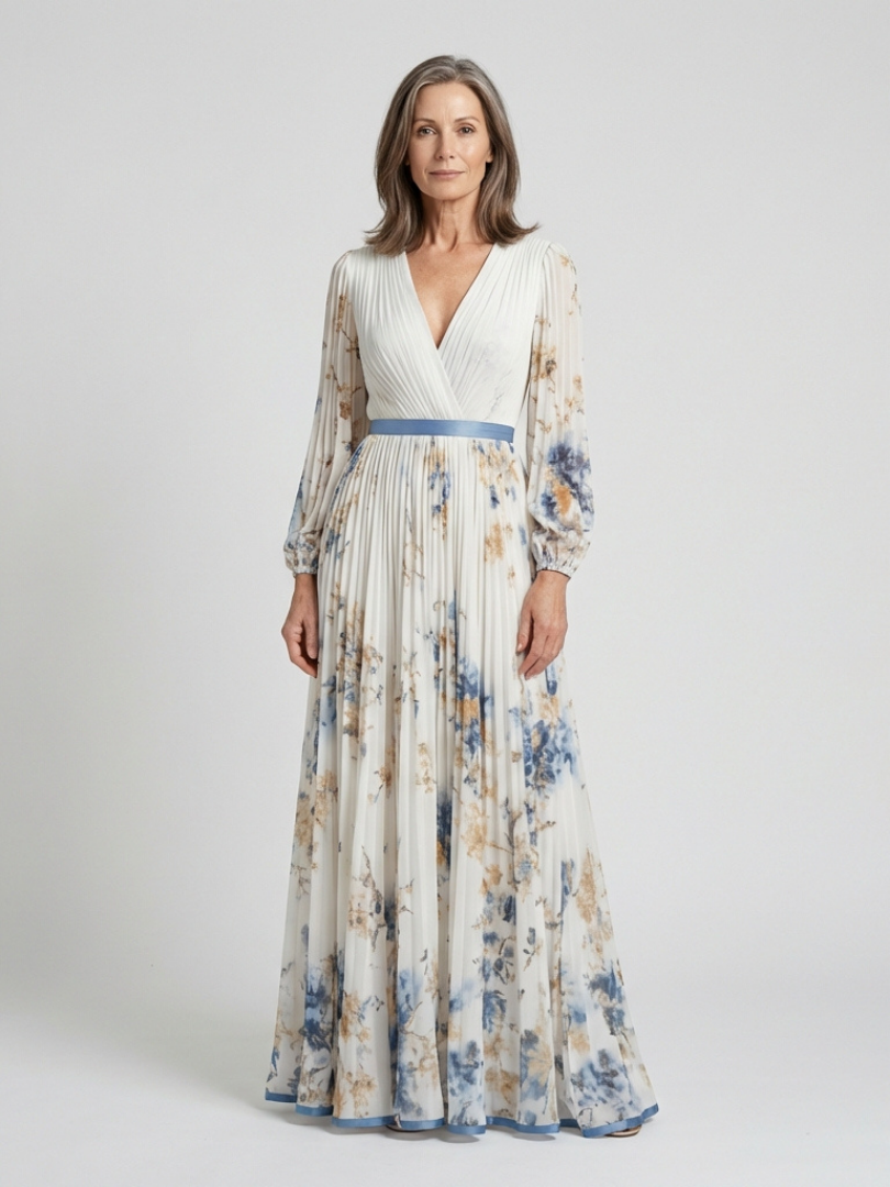 Lavinia™ | Floral Maxi Dress in Luxe Fabric
