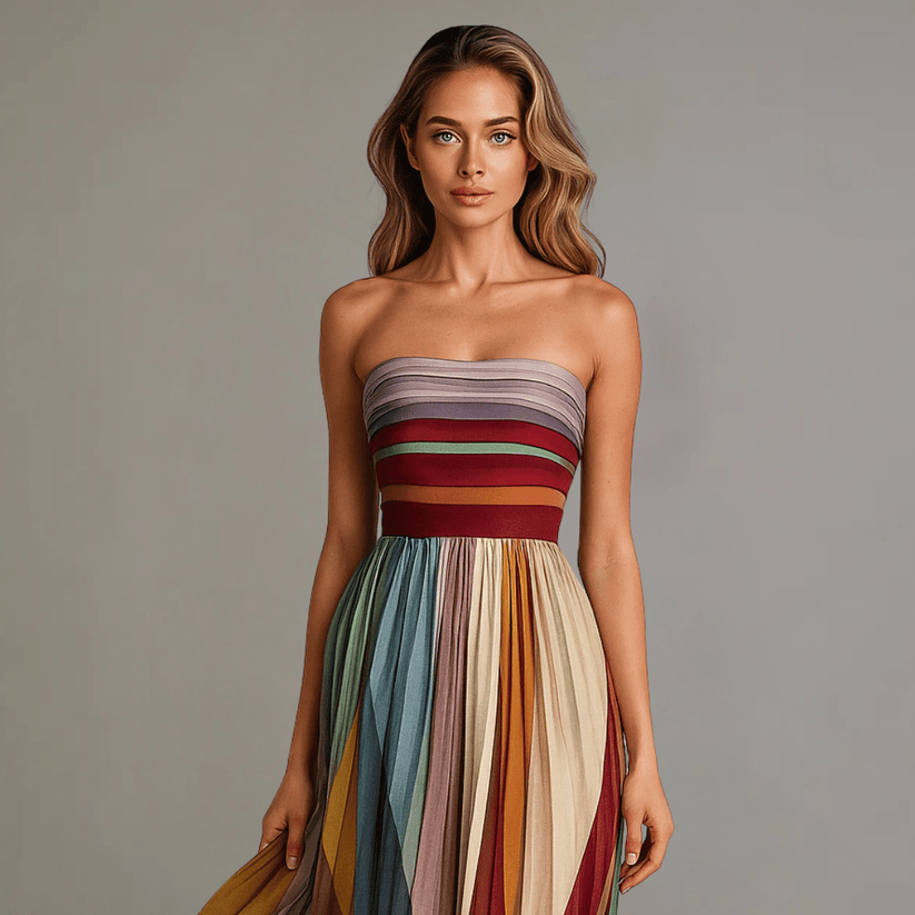 Mira - Vibrant Sleeveless Maxi Dress