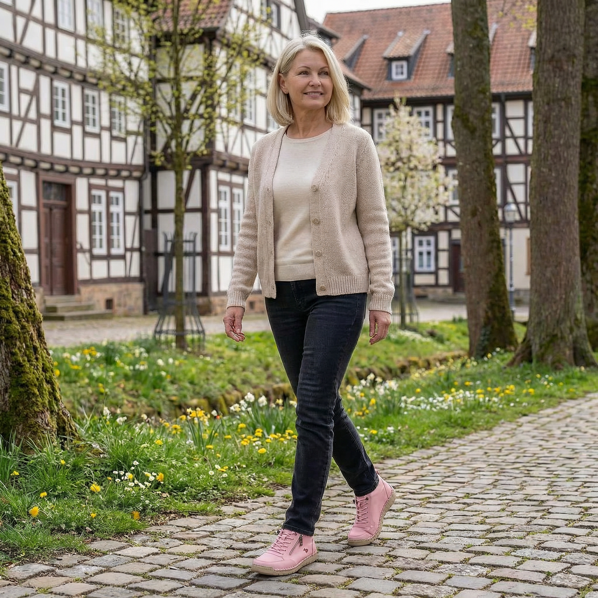 Flora™ | Chic Orthopaedic Shoes with Zip