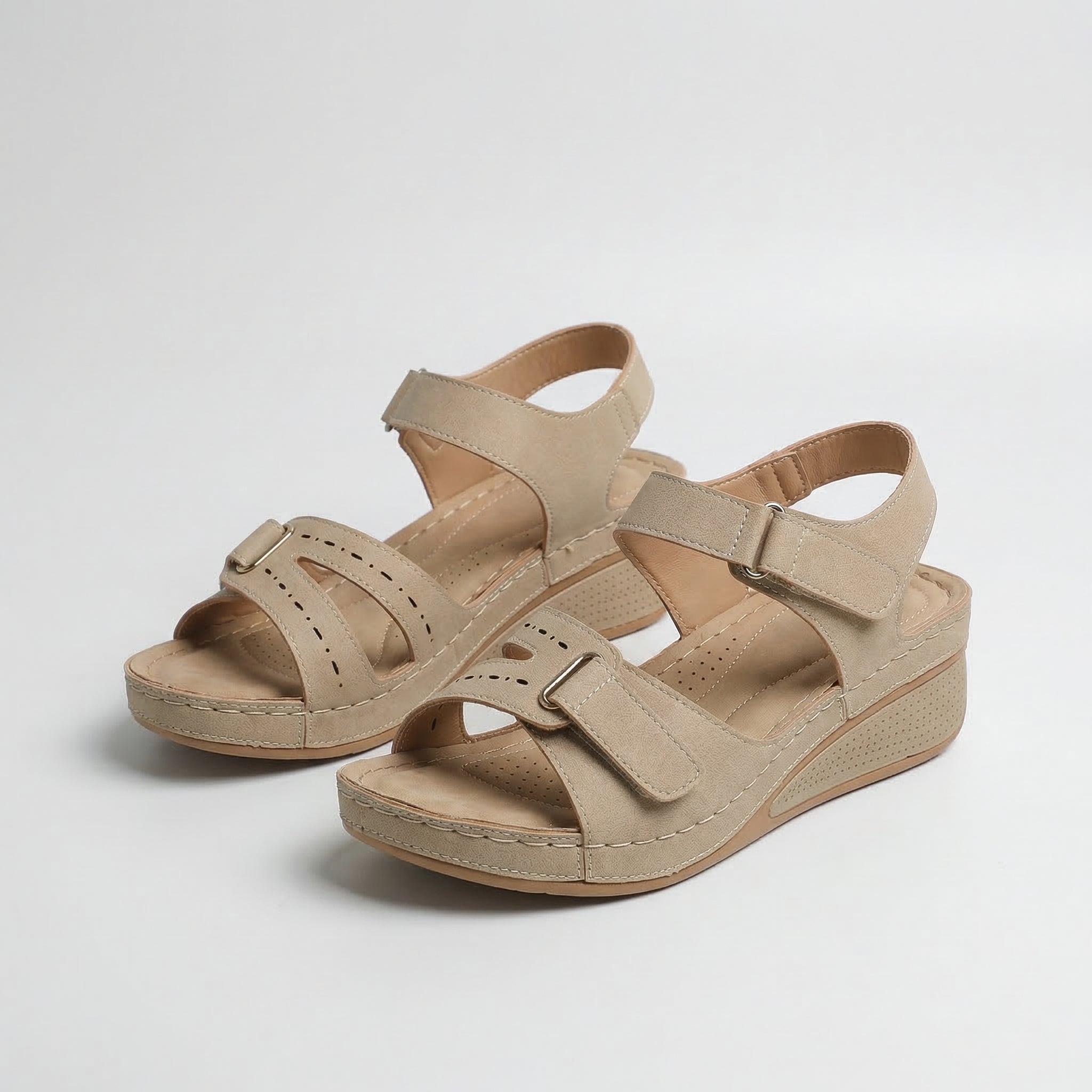Lila™ | Chic Orthopaedic Wedge Sandals for All-Day Comfort