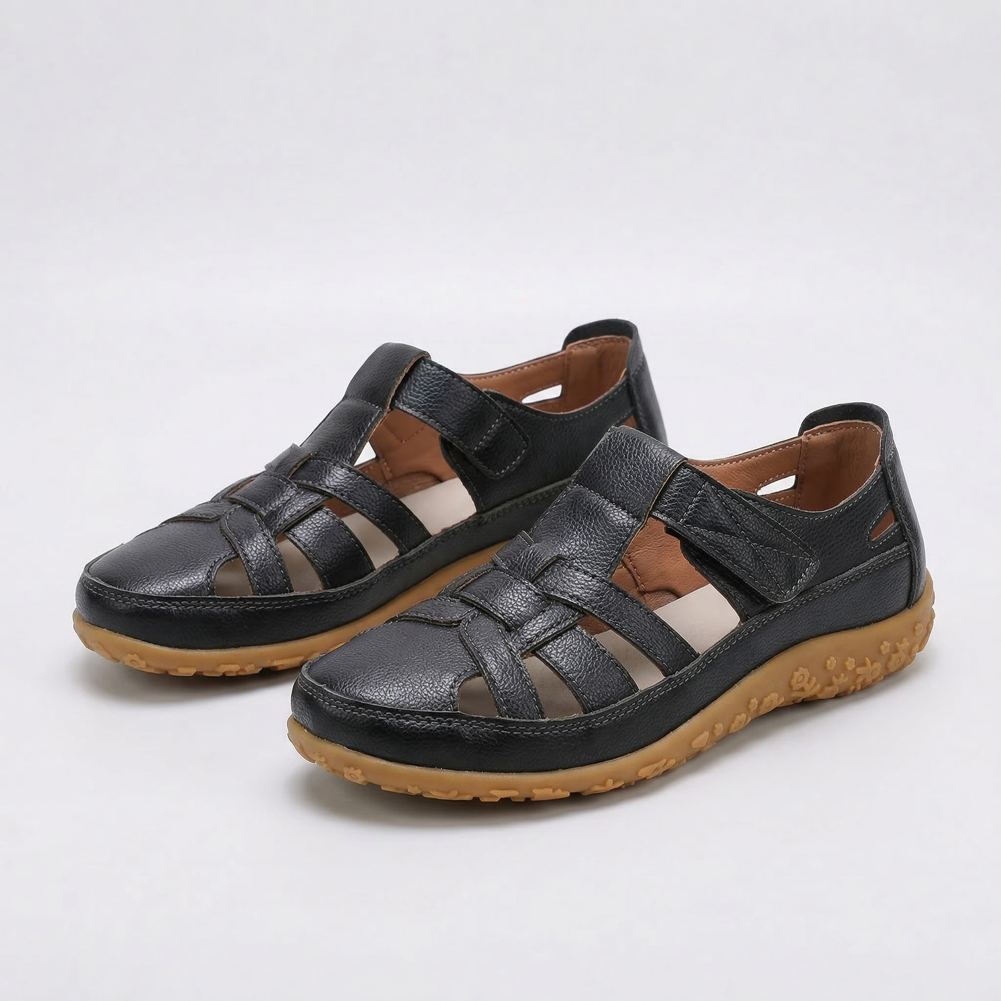 Lea™ | Chic Leather Sandals for Everyday Elegance