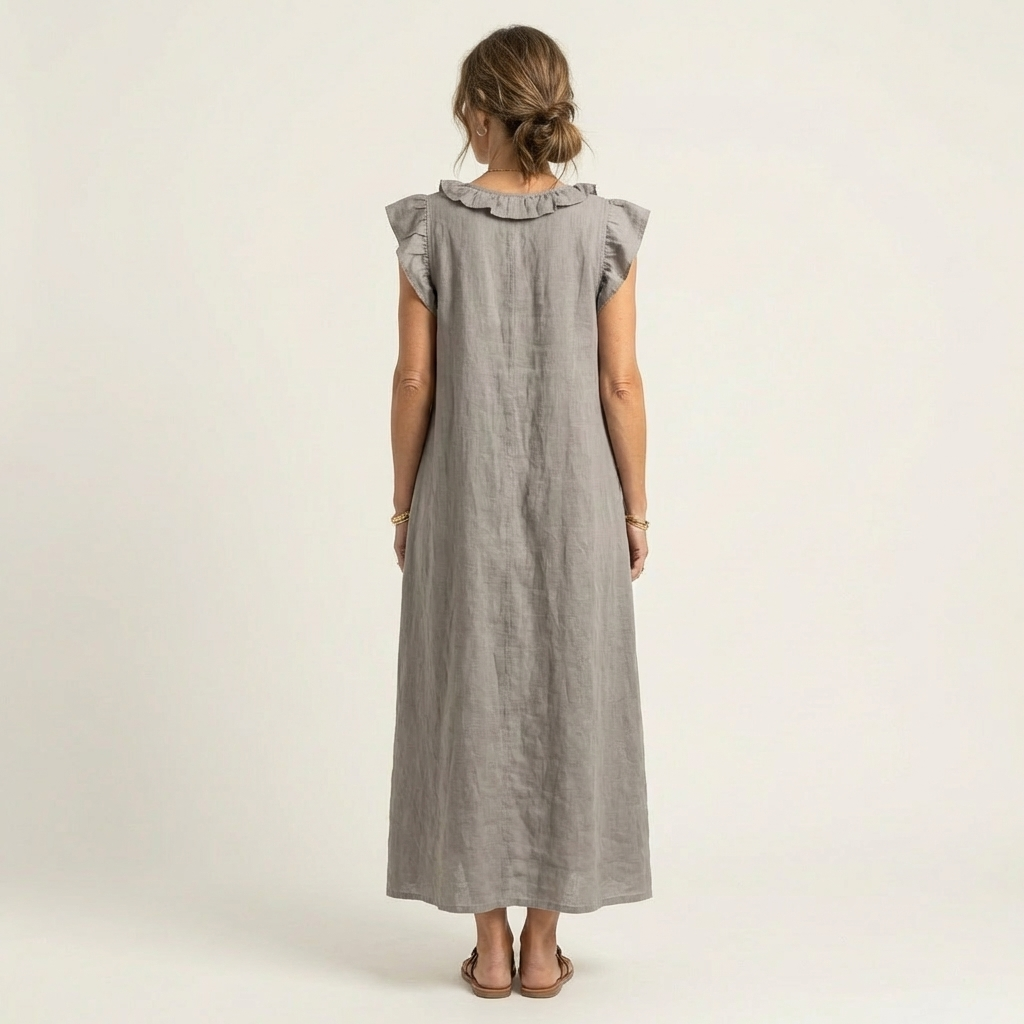 Josette - Linen Maxi Dress