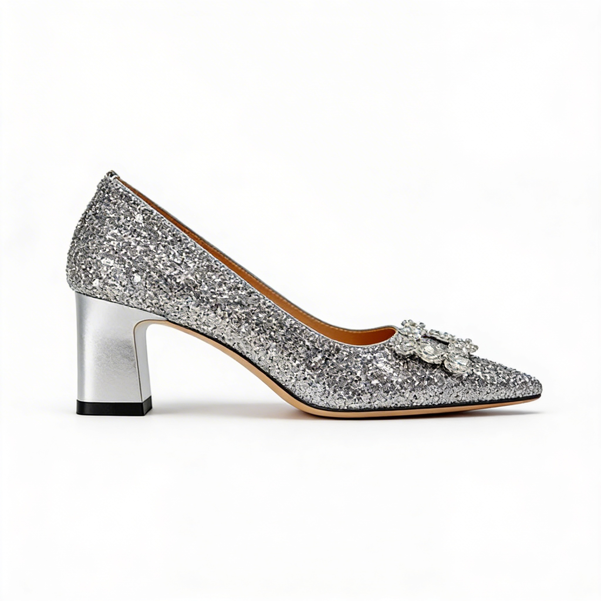 Magdalena™ | Chic Orthopaedic Glitter Heels for Elegance