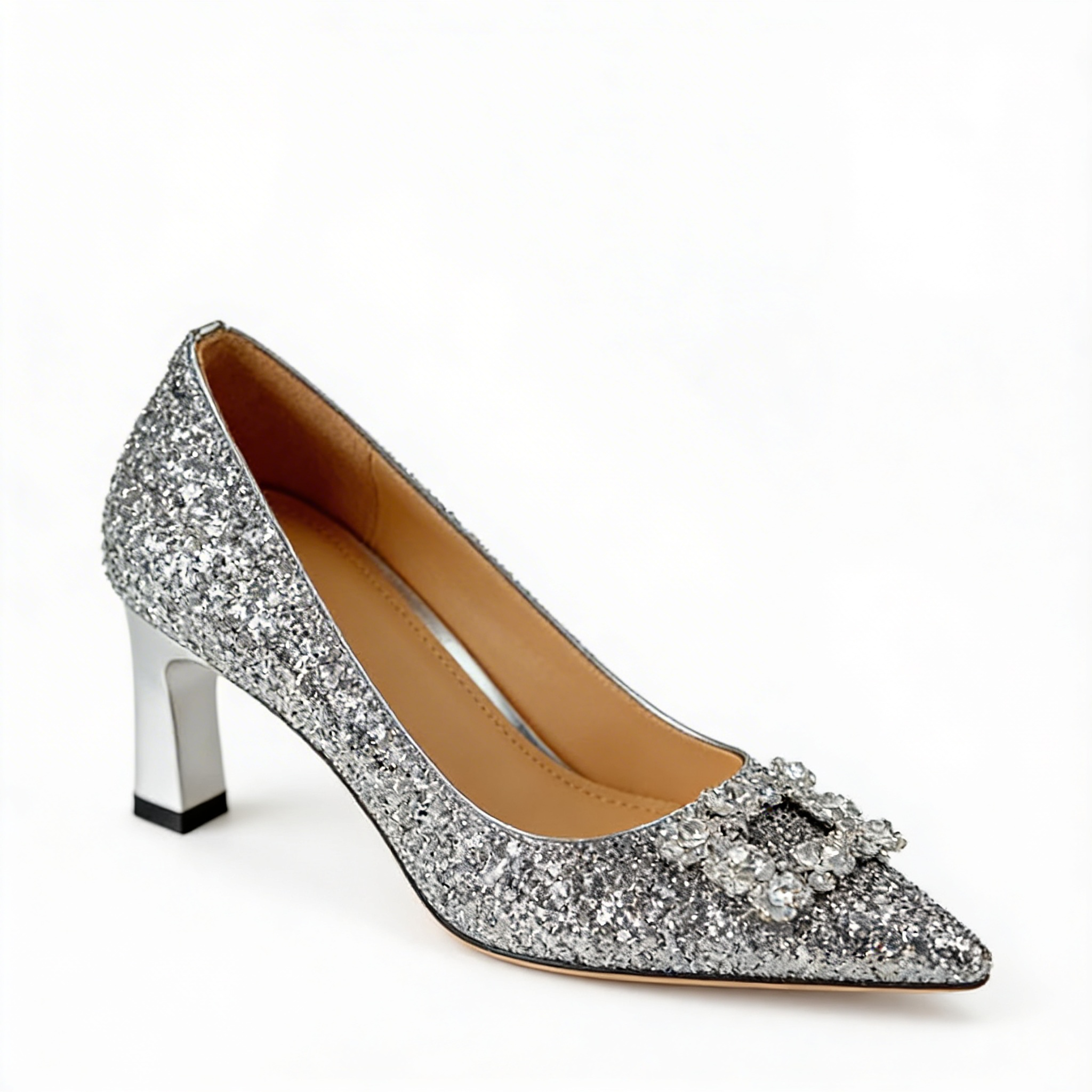 Magdalena™ | Chic Orthopaedic Glitter Heels for Elegance