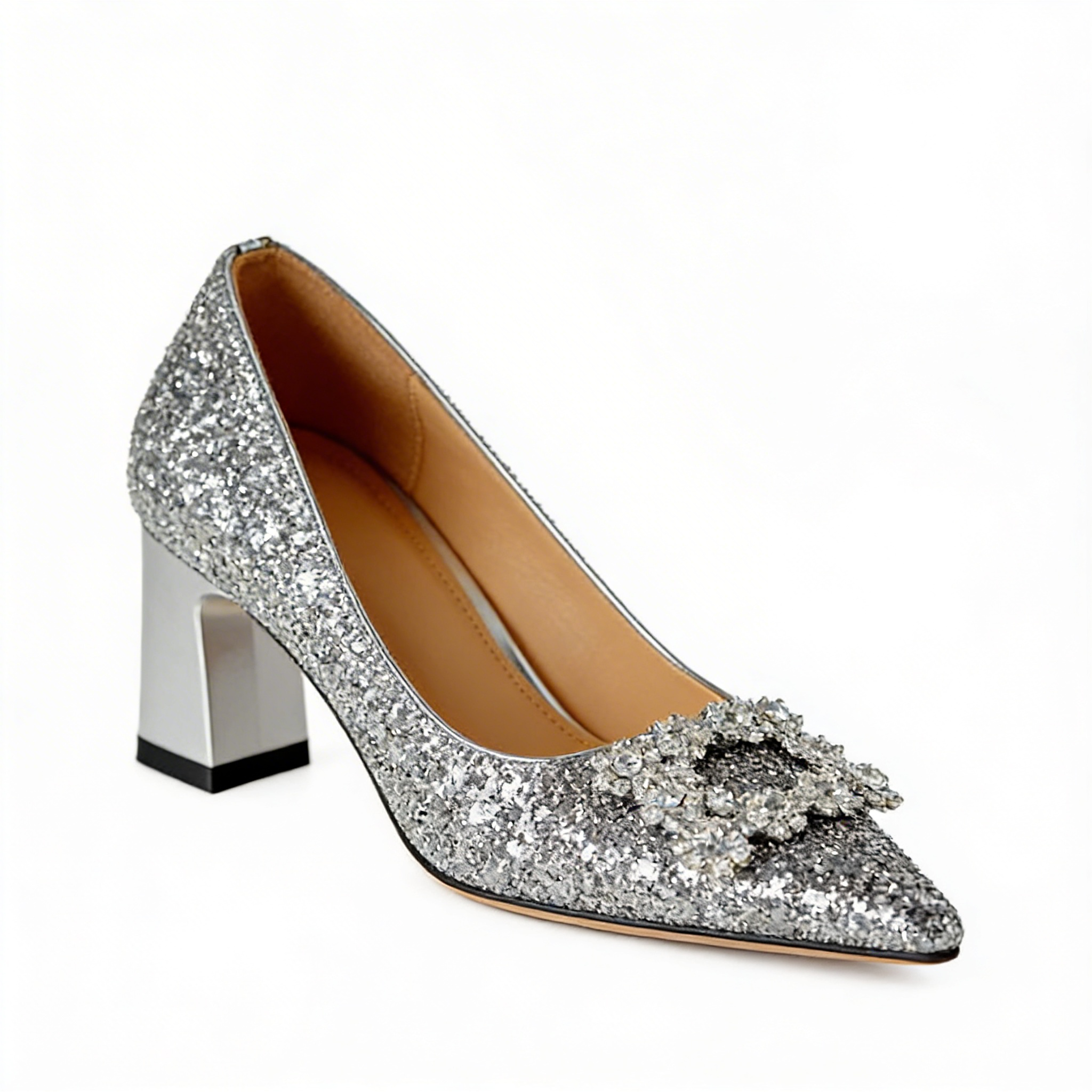 Magdalena™ | Chic Orthopaedic Glitter Heels for Elegance
