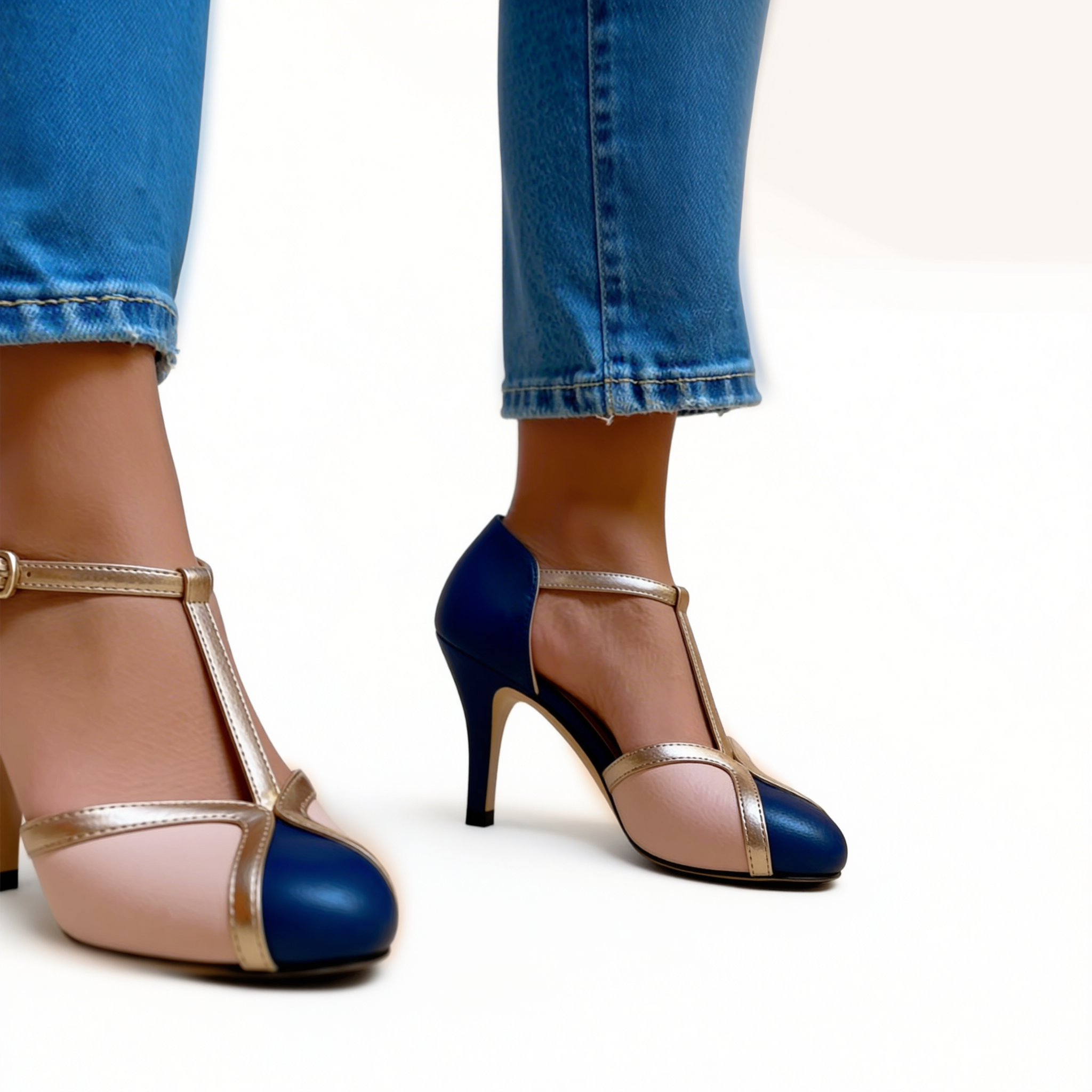 Gianna™ | Chic Leather Heels for All-Day Elegance