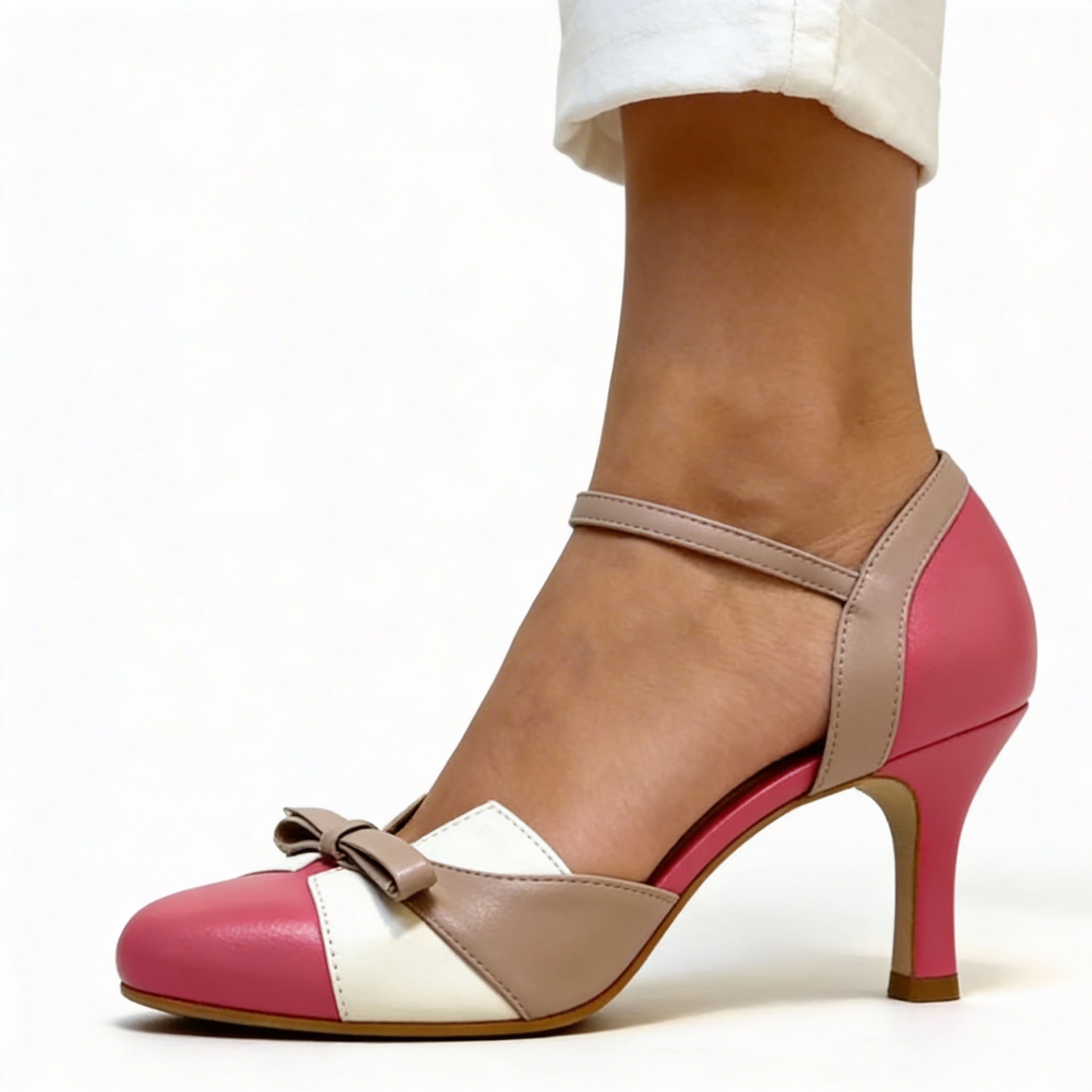 Isabelle™ | Chic Leather Heels for Confidence