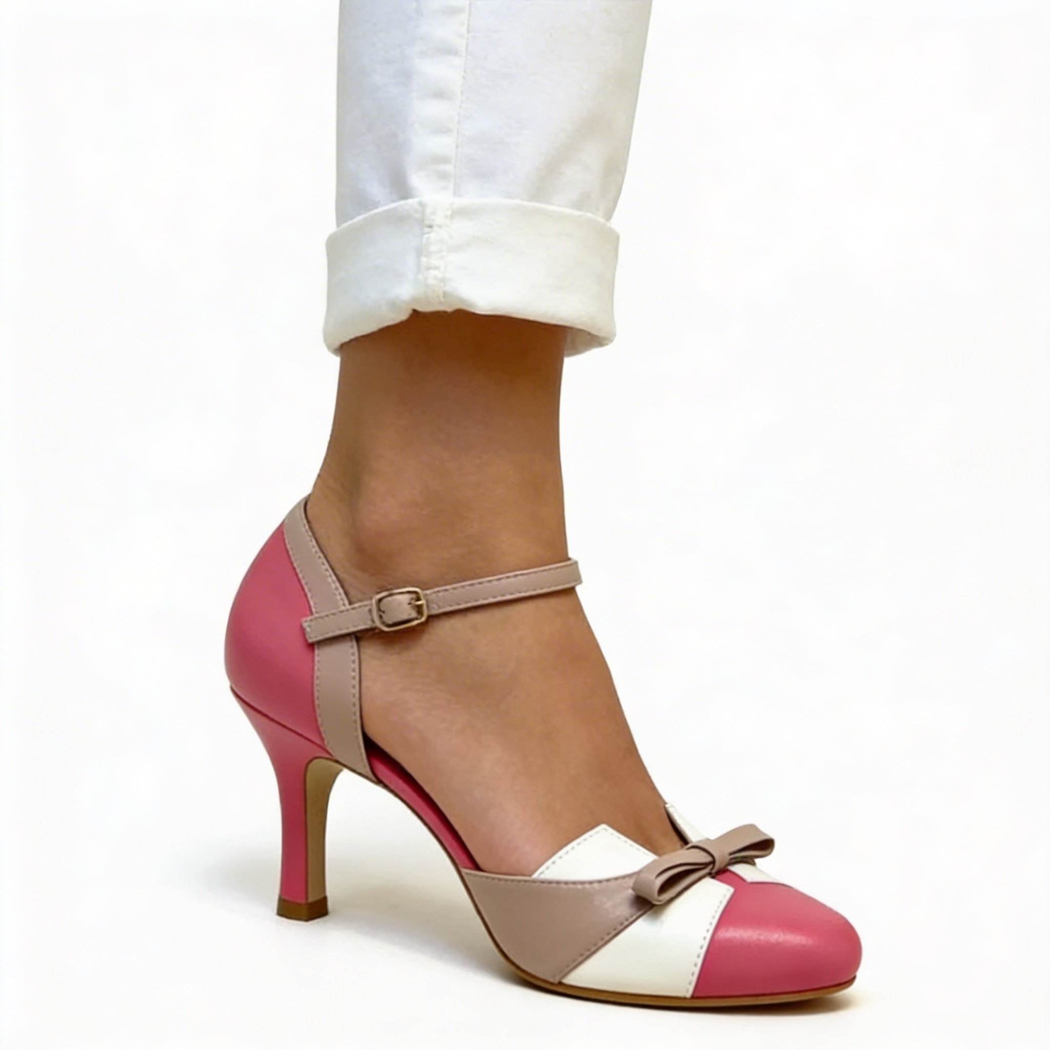 Isabelle™ | Chic Leather Heels for Confidence