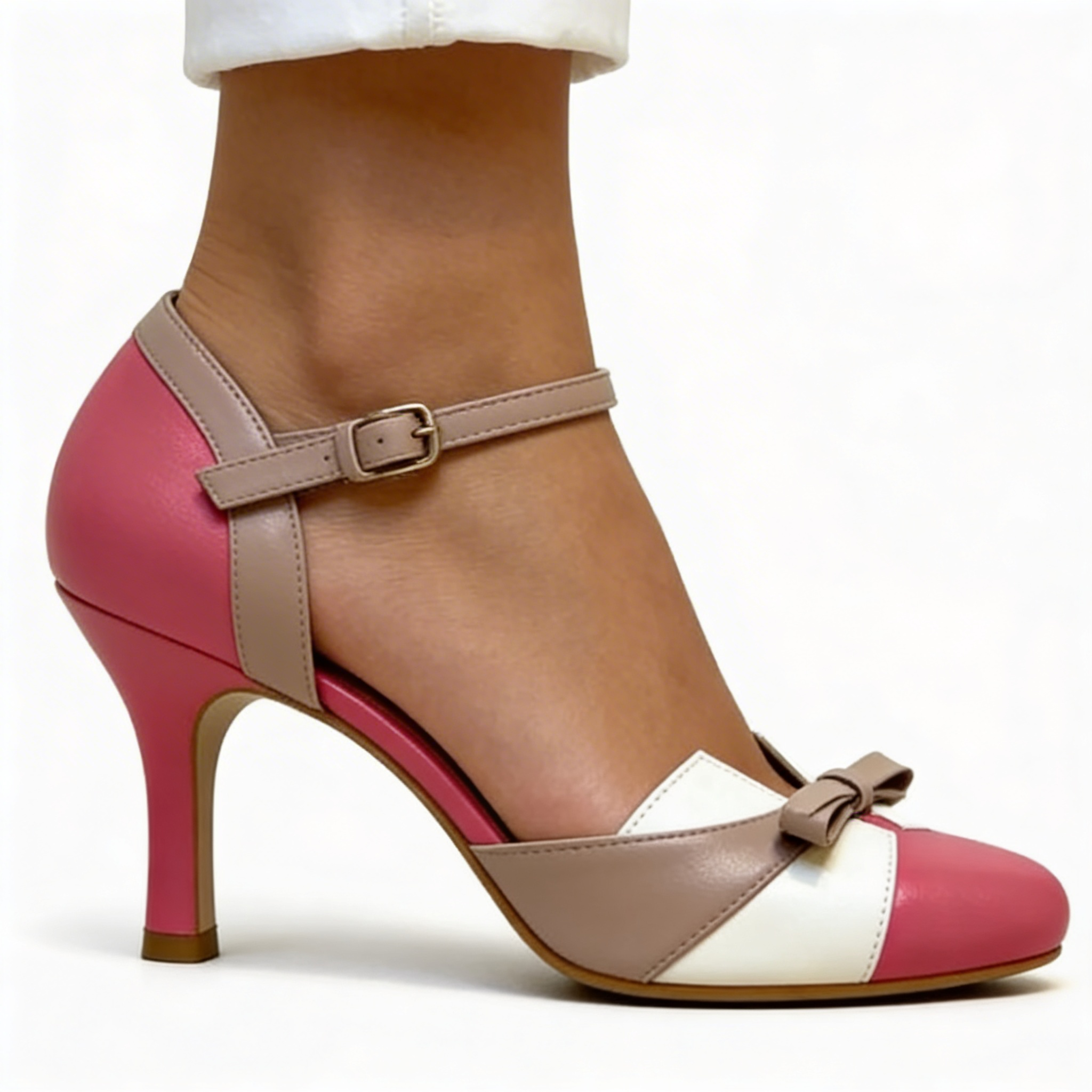 Isabelle™ | Chic Leather Heels for Confidence