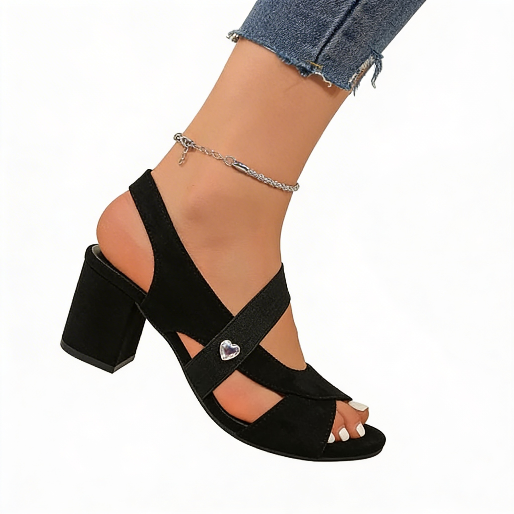 Lucia™ | Chic Leather Heels for Allure