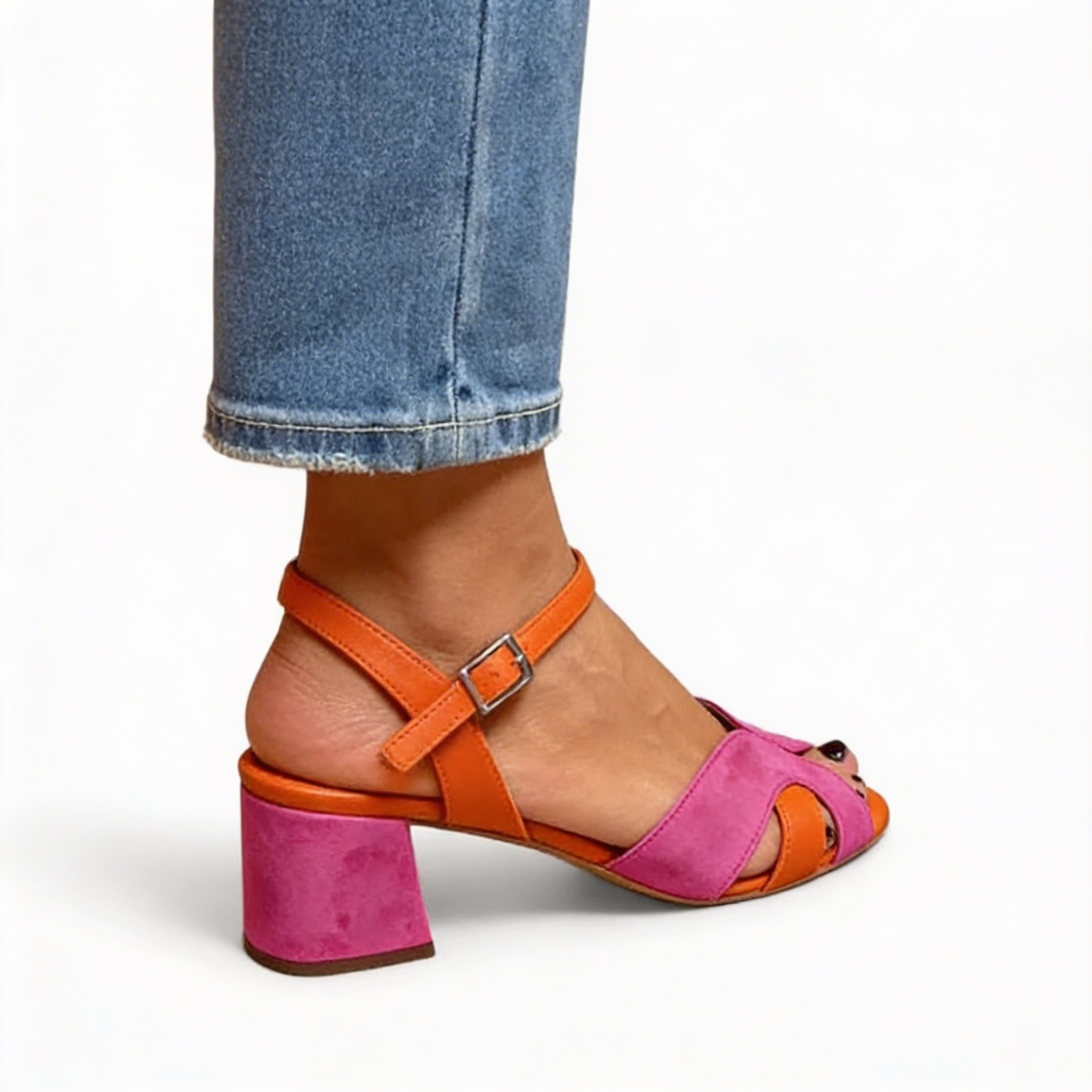 Isabella™ | Chic Leather Heels for All-Day Elegance