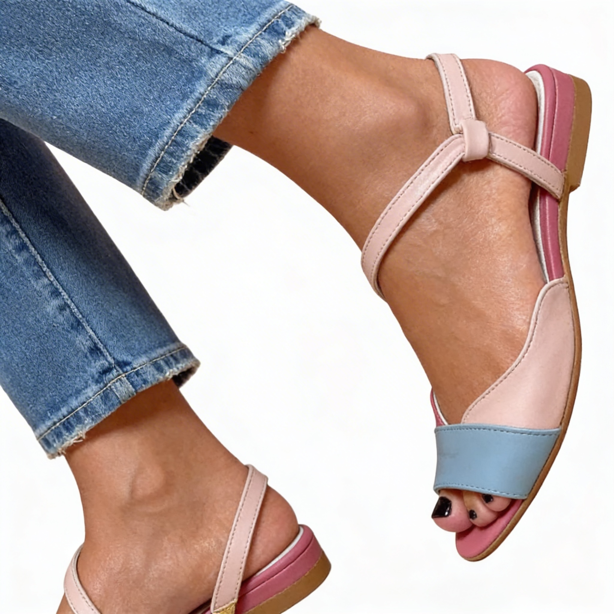 Chantal™ | Stylish Leather Sandals for Confidence