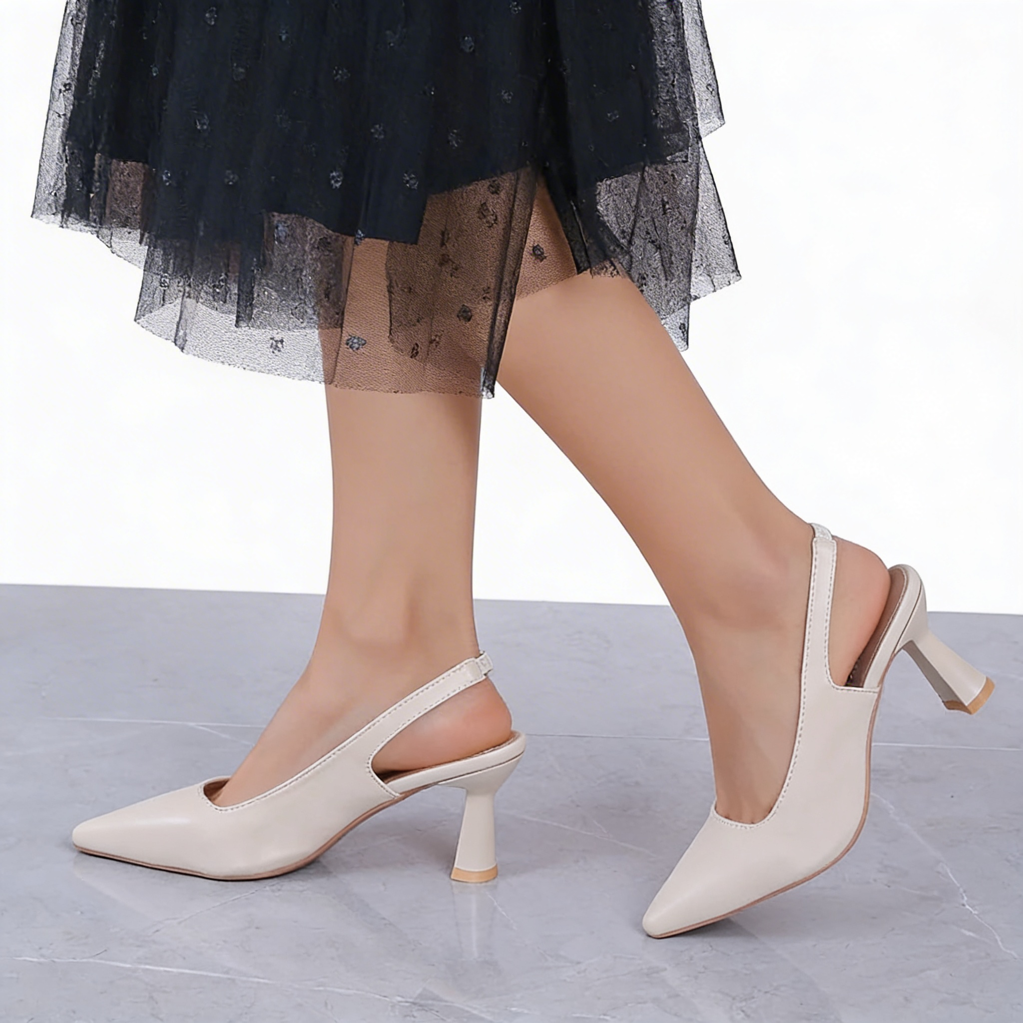 Isabella™ | Chic Leather Heels for Every Occasion