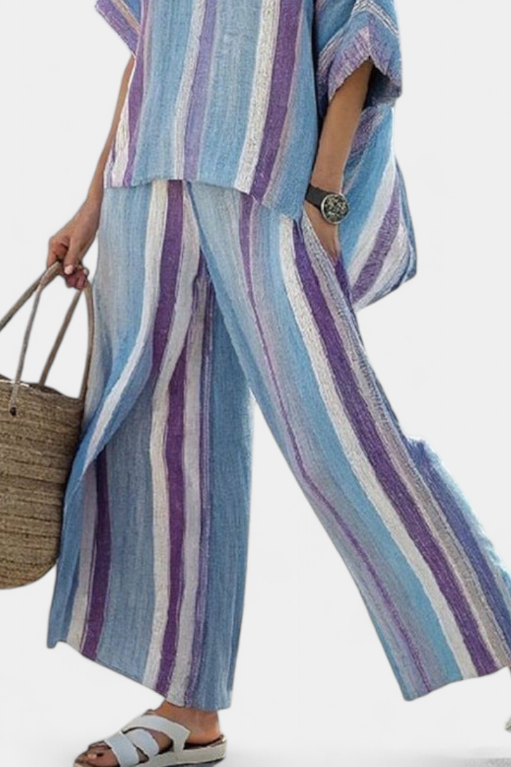 Ginevra™ | Chic Pastel Linen Ensemble