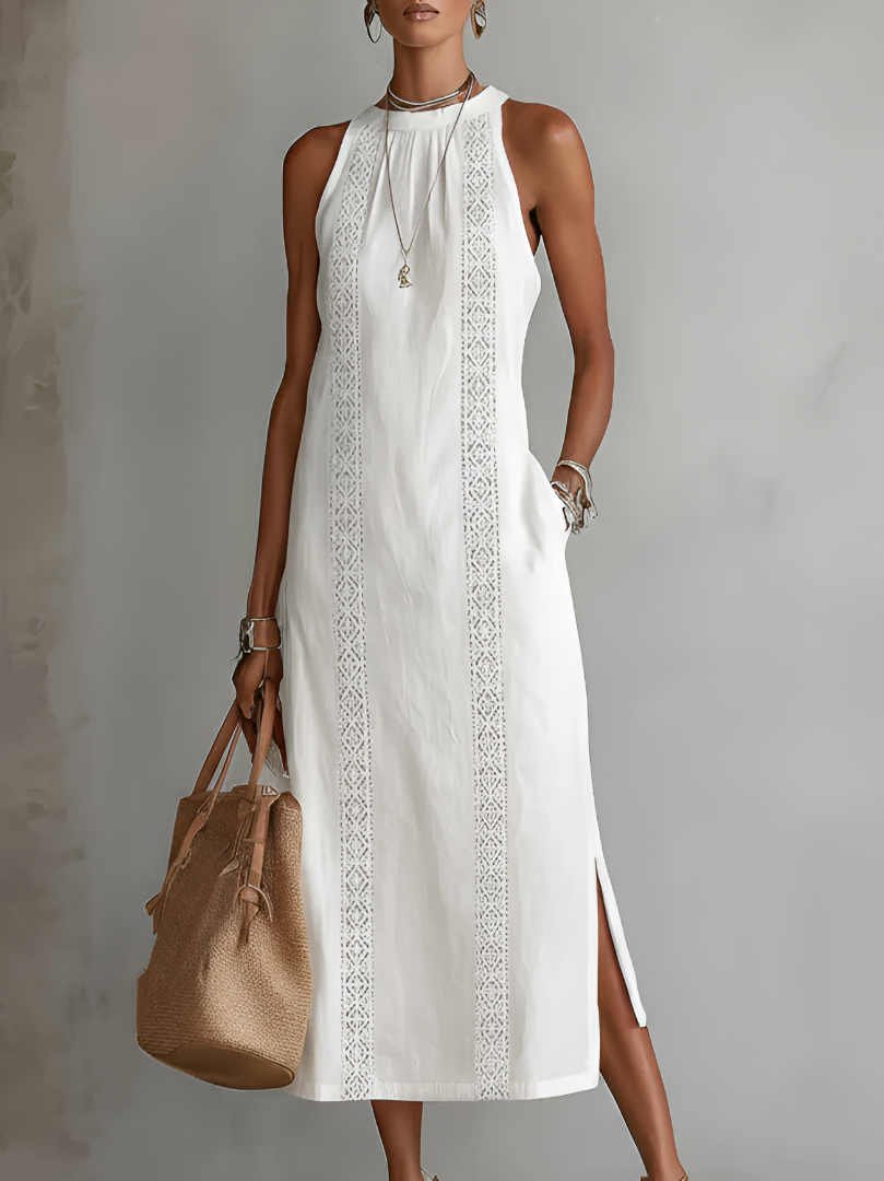 Isabella™ | Chic Midi Dress in Luxe Fabric