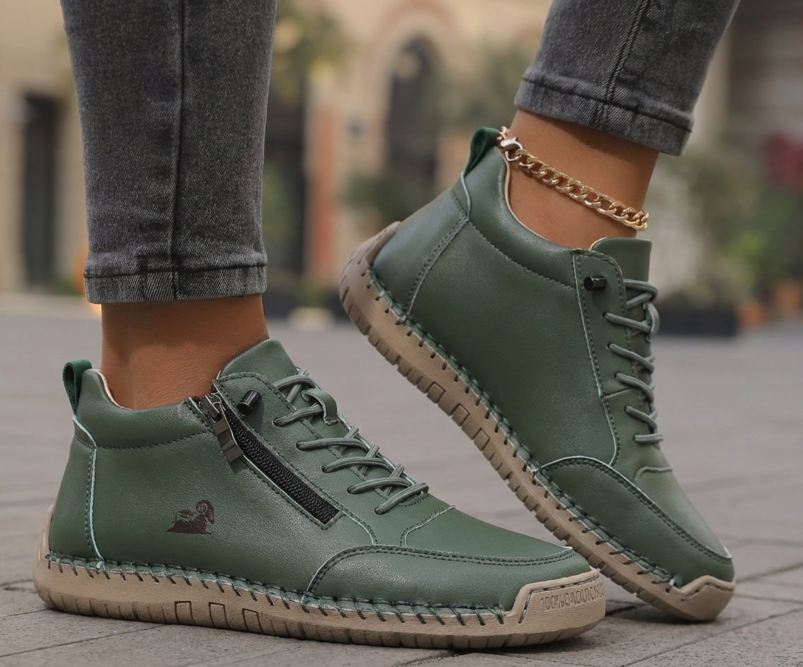 Flora™ | Chic Orthopaedic Shoes with Zip