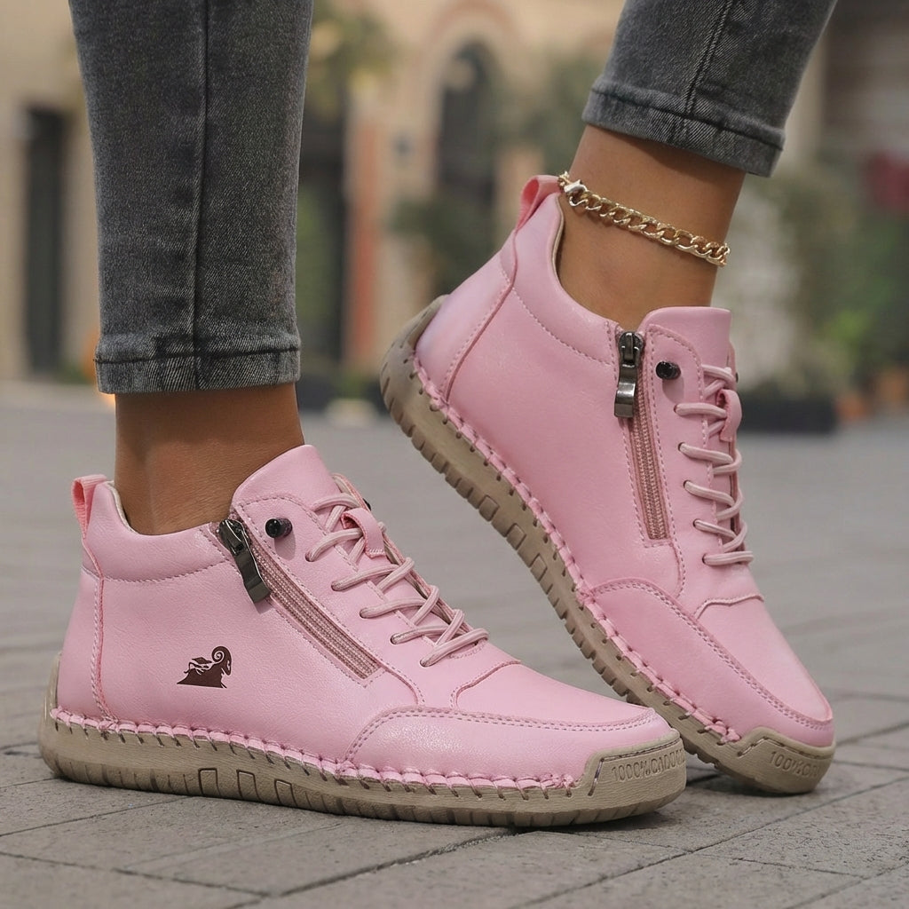 Flora™ | Chic Orthopaedic Shoes with Zip