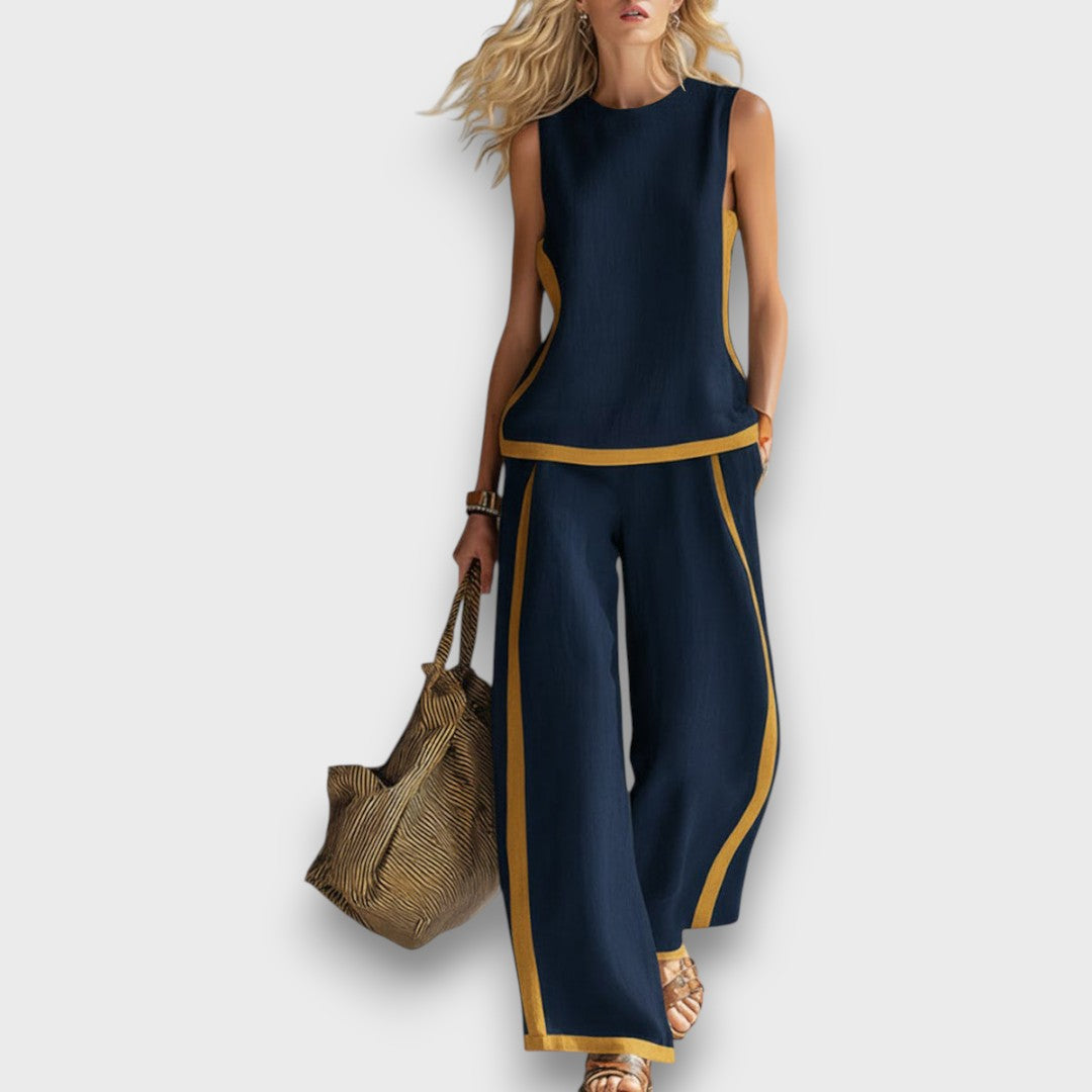 Lila™ | Chic Two-Piece Linen Ensemble for Effortless Style