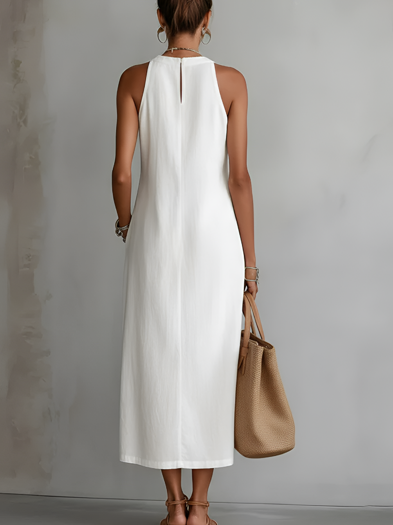 Isabella™ | Chic Midi Dress in Luxe Fabric
