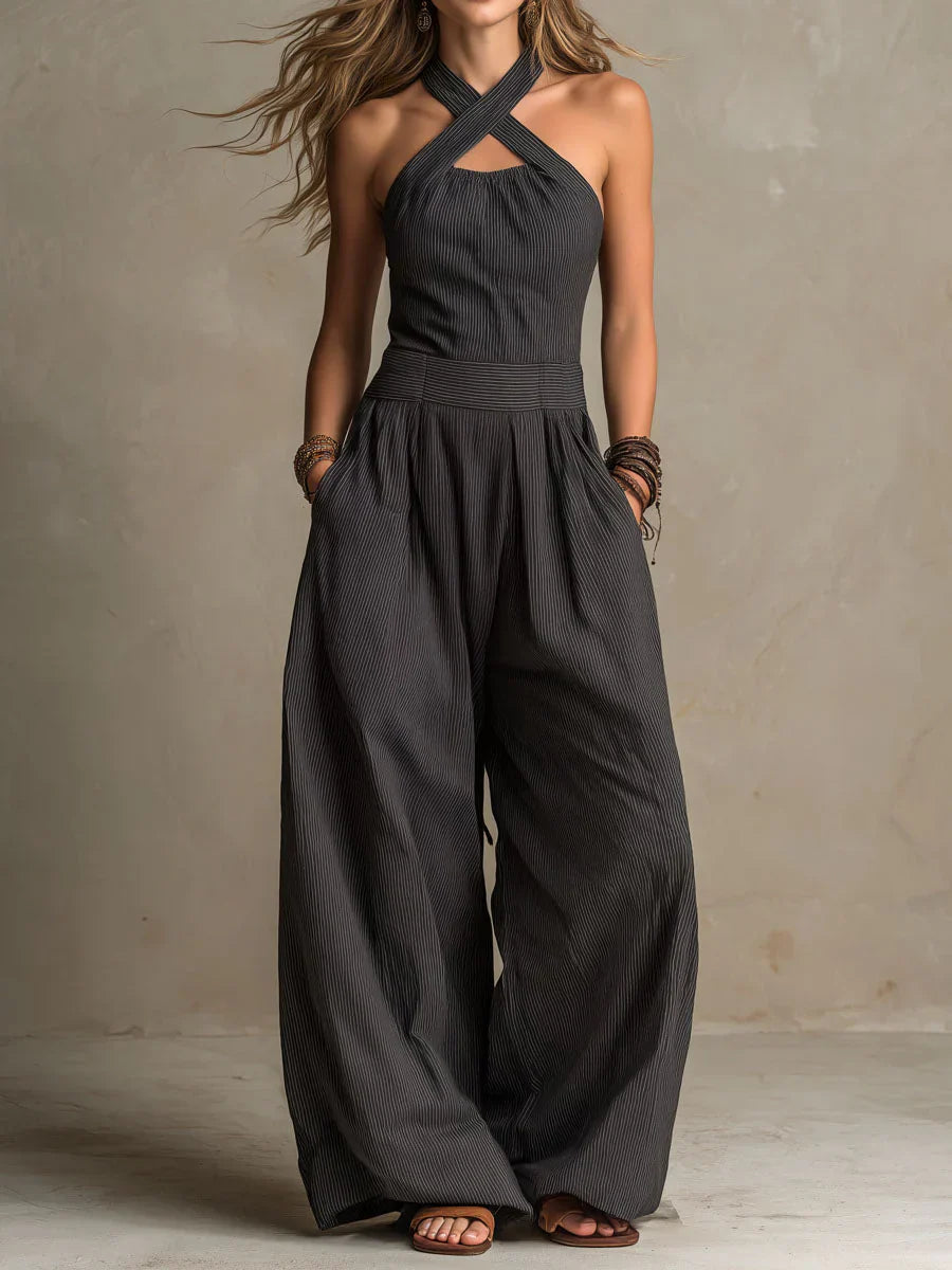 Bianca™ | Chic Linen-Cotton Jumpsuit