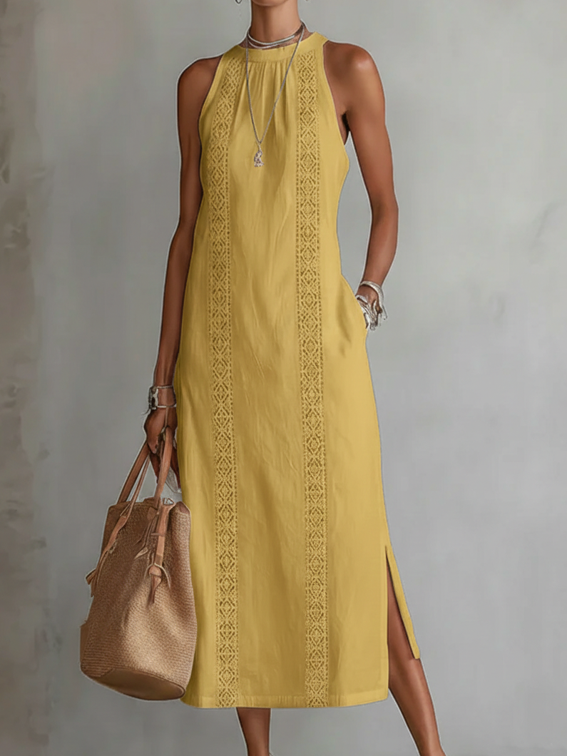 Isabella™ | Chic Midi Dress in Luxe Fabric