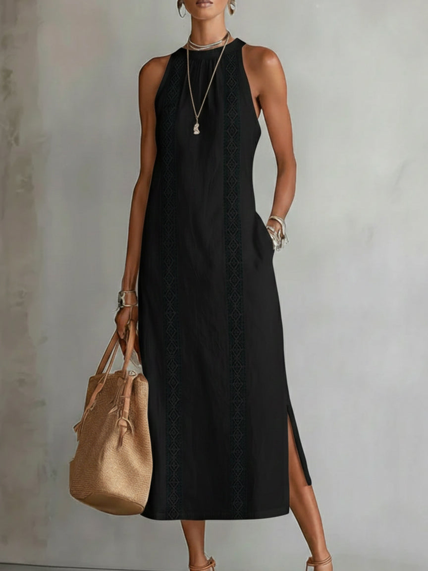 Isabella™ | Chic Midi Dress in Luxe Fabric