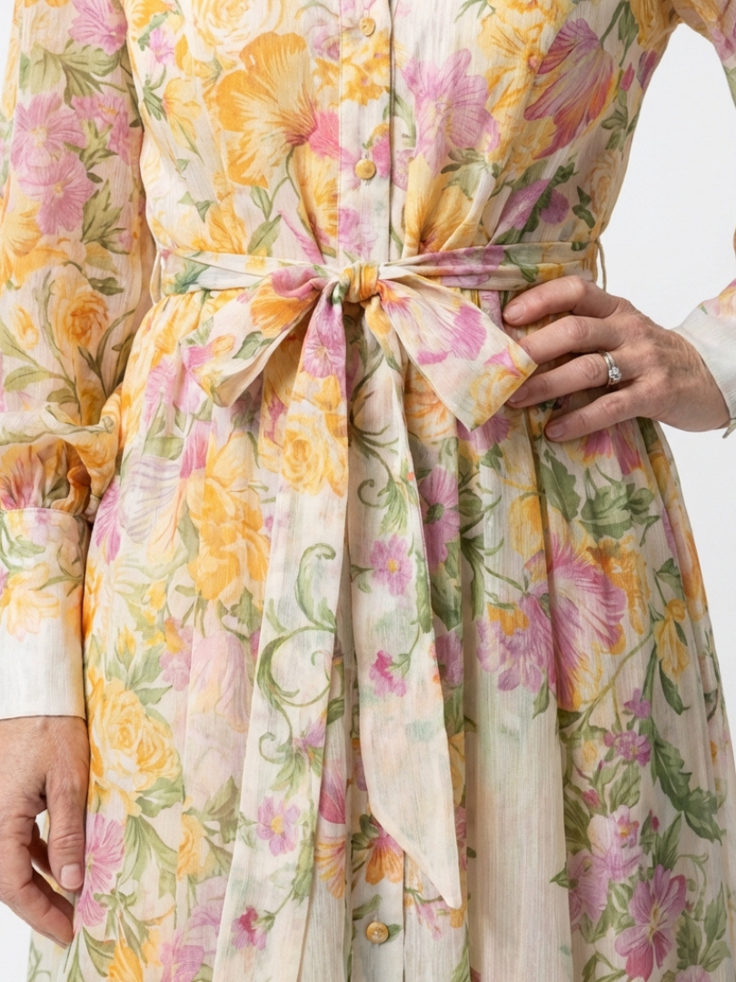 Cressida™ | Ethereal Maxi Dress in Floral Design