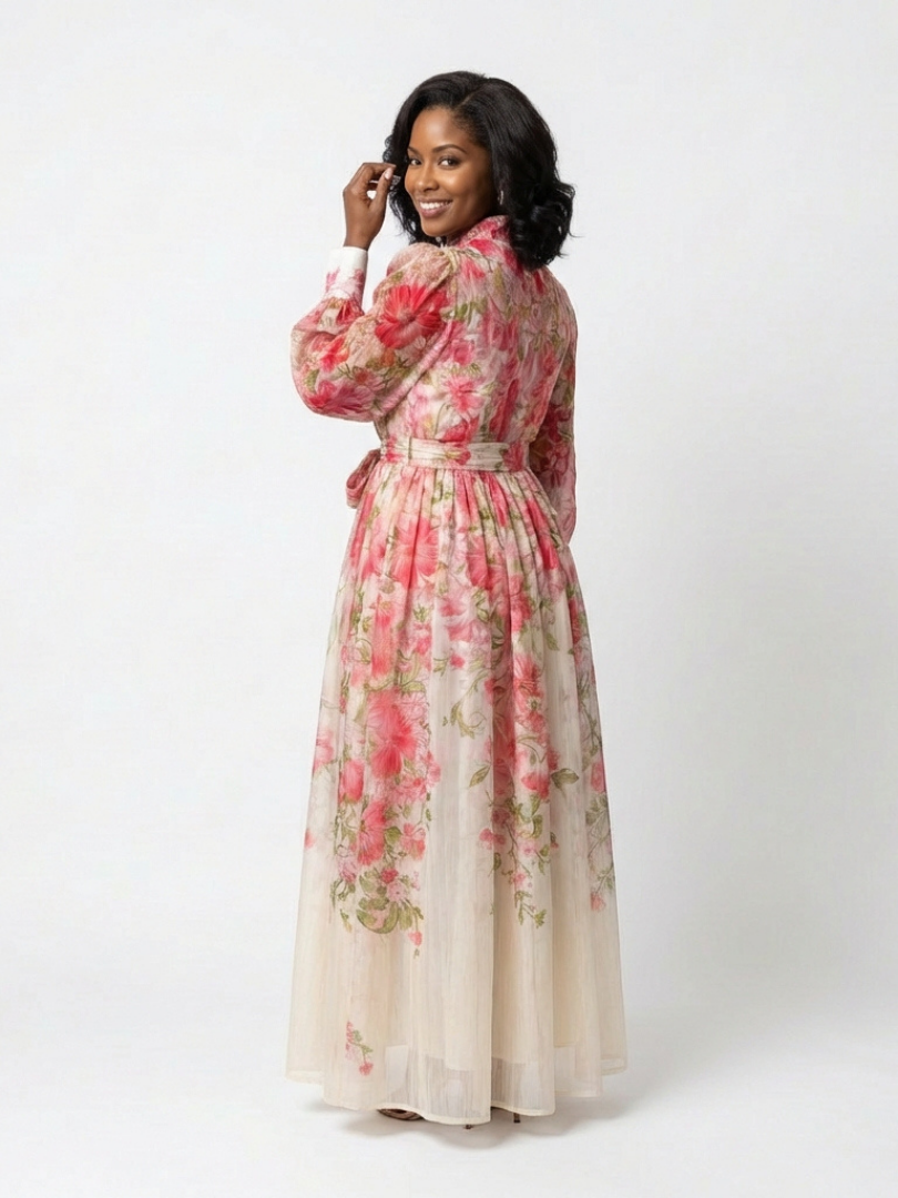 Cressida™ | Ethereal Maxi Dress in Floral Design