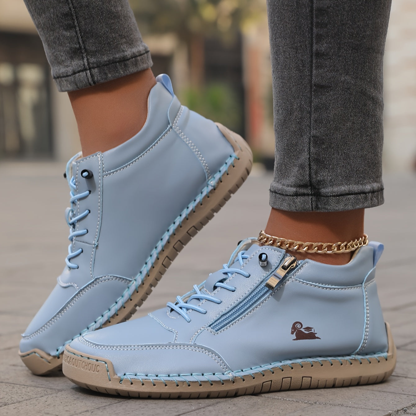 Flora™ | Chic Orthopaedic Shoes with Zip