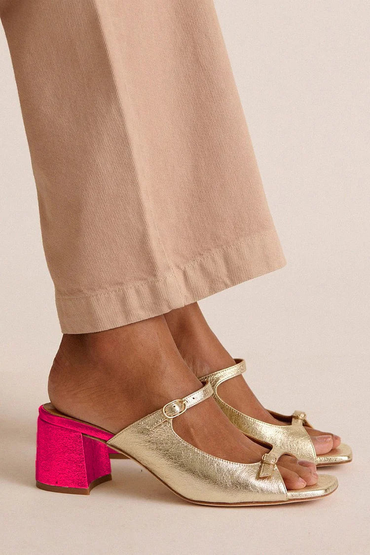 Isabella™ | Chic Leather Riviera Sandals for Effortless Elegance