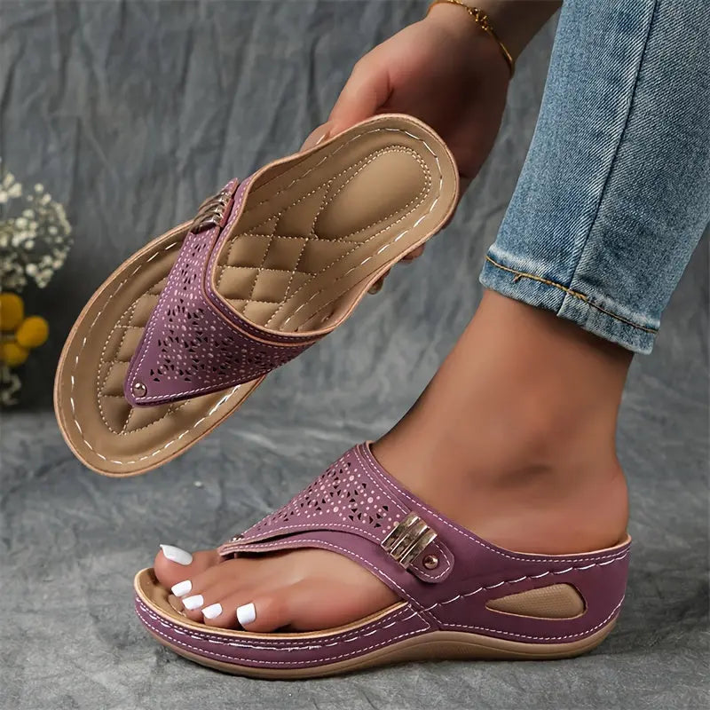 Elena™ | Stylish Wedge Sandals for Effortless Chic