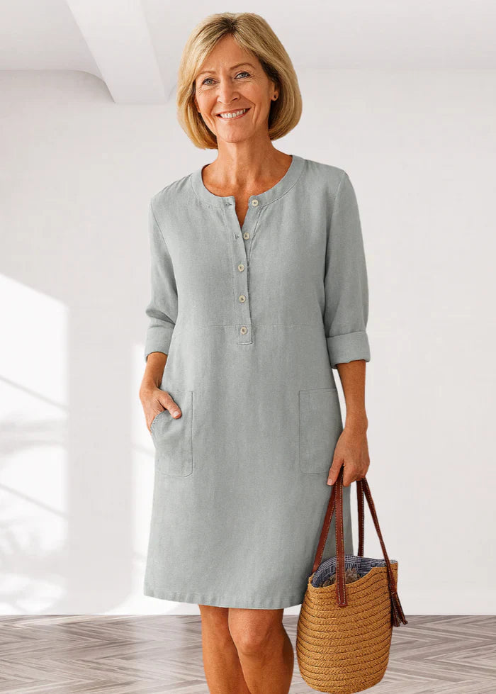 Ella™ | Relaxed Fit Casual Dress for Everyday Elegance