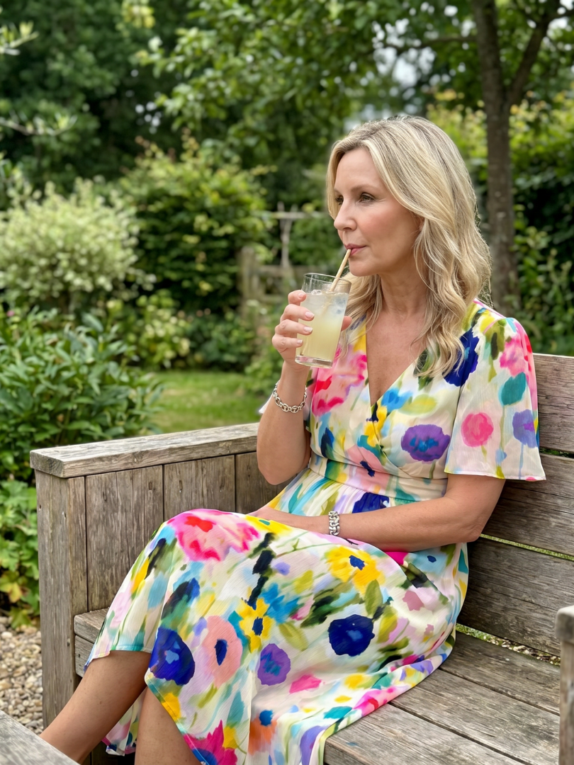 Mirabel™ | Floral Midi Dress with Grace