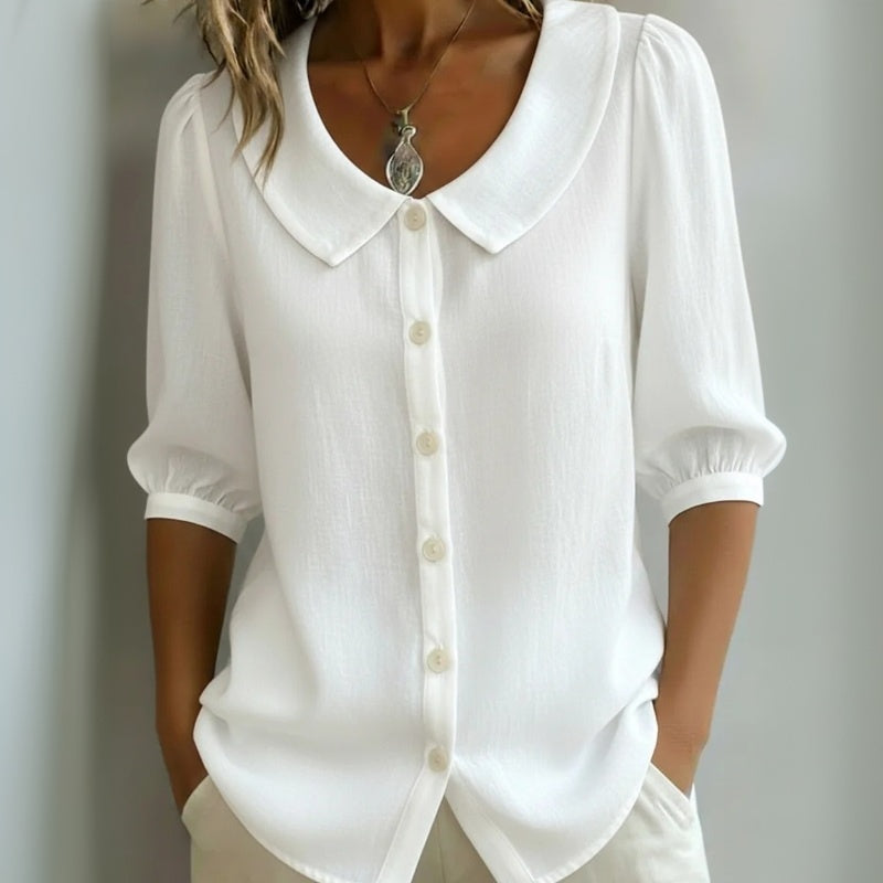Lila™ | Versatile Cotton Button-Up for Effortless Style