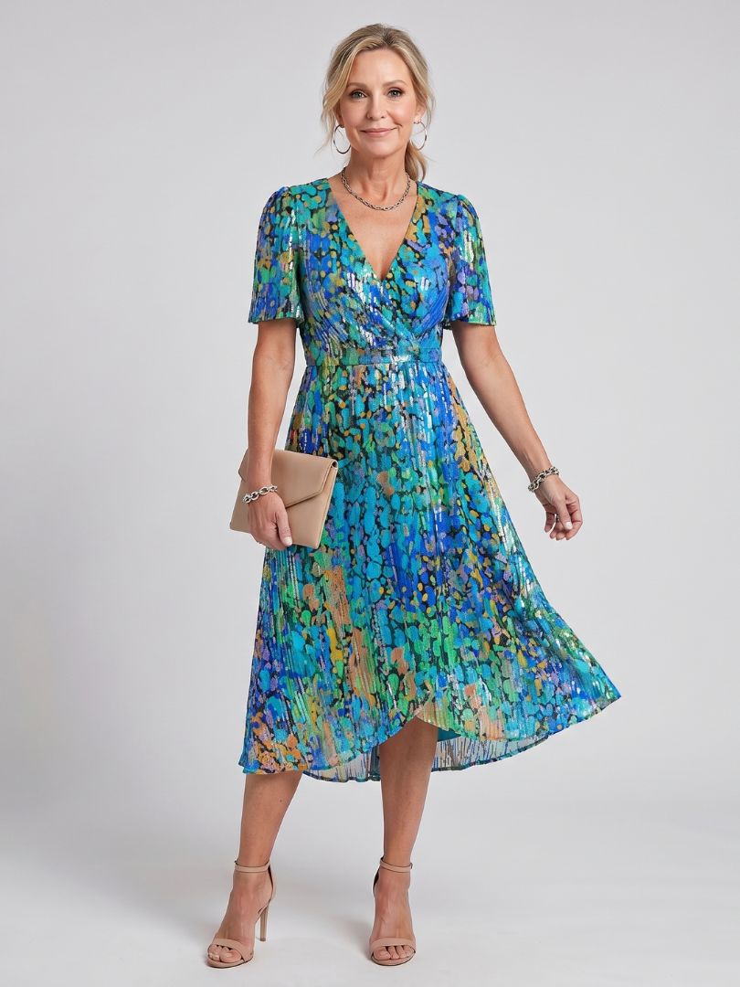 Mirabel™ | Floral Midi Dress with Grace