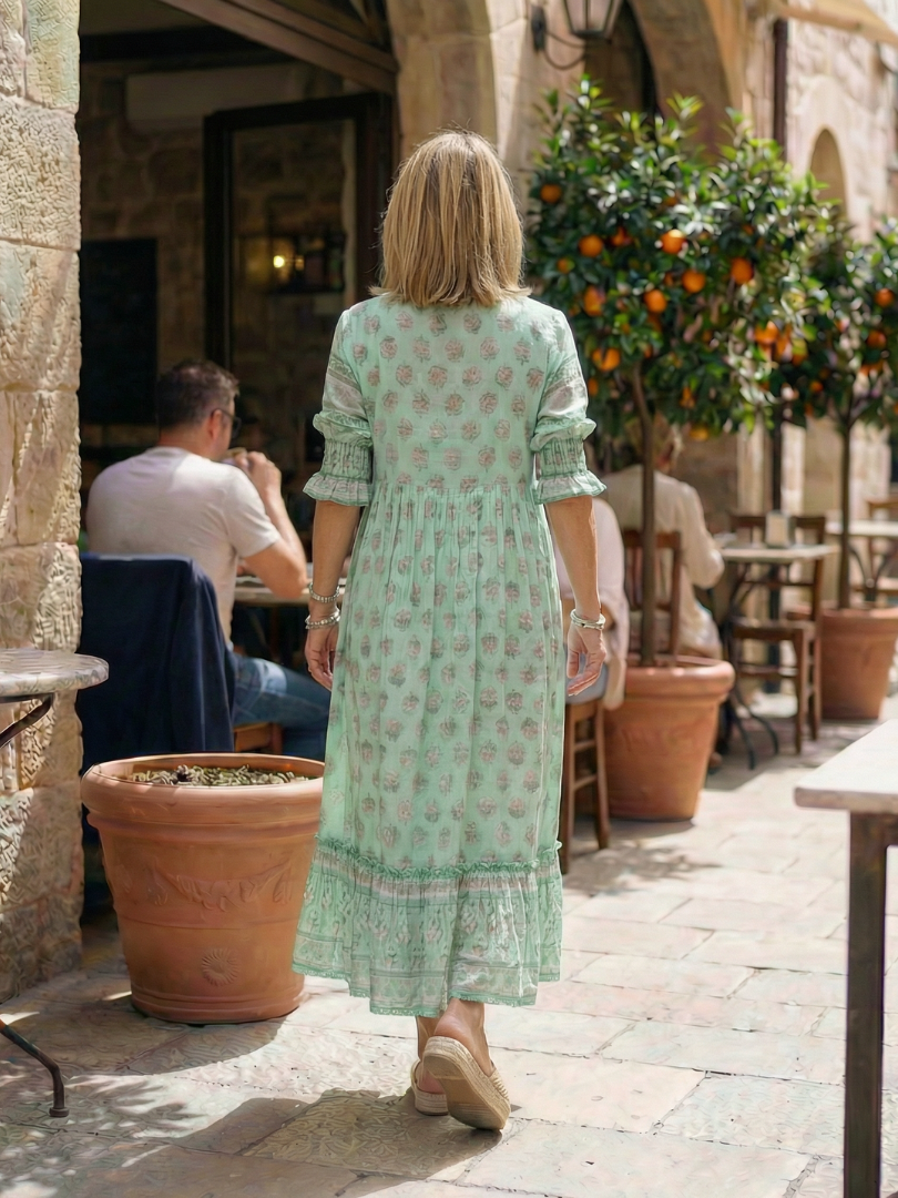 Maren™ | Chic Cotton Garden Dress for Effortless Style
