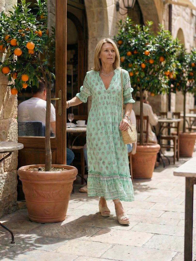 Maren™ | Chic Cotton Garden Dress for Effortless Style