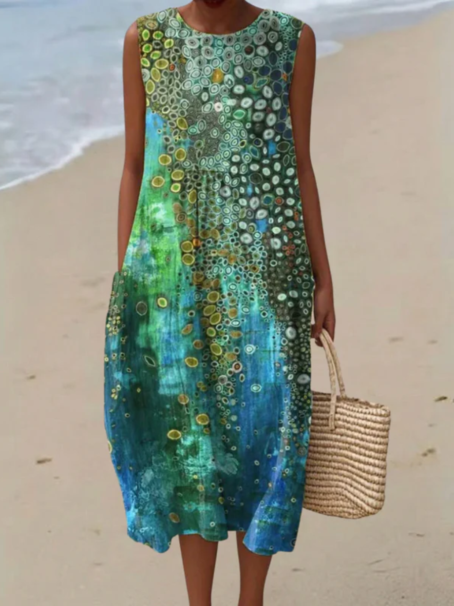 Megan™ | Vintage Summer Dress for Effortless Charm
