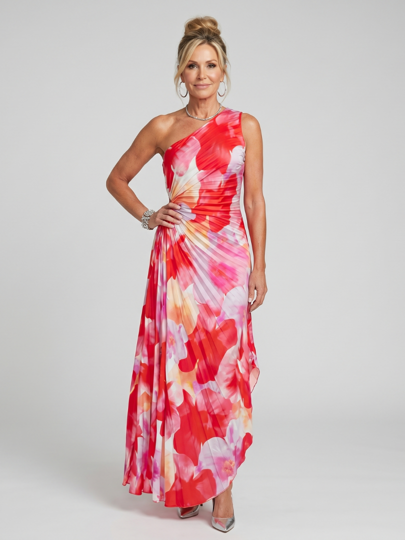 Tamsin™ | Chic Floral Midi Dress for Effortless Elegance