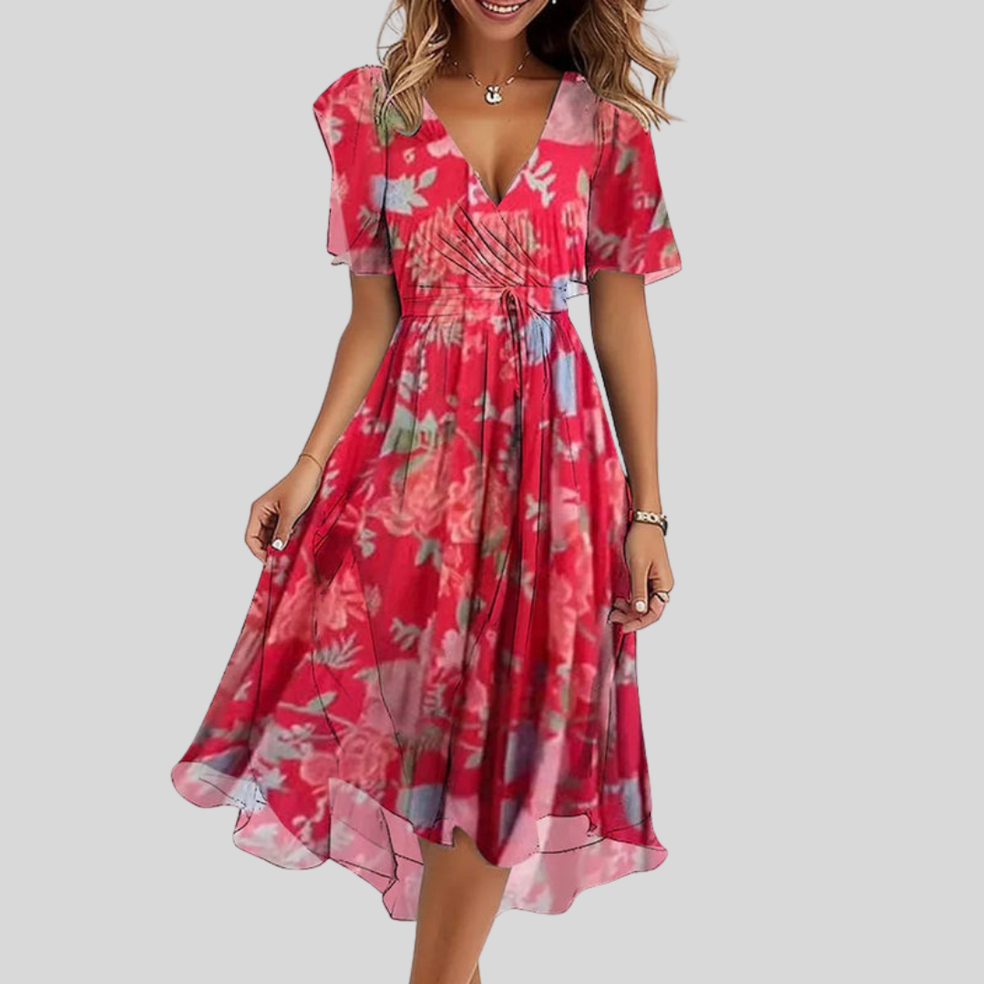 Isabelle™ | Chic Linen Summer Dress
