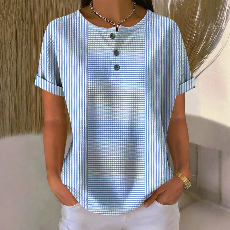 Isabella™ | Chic Striped Blouse for Effortless Style