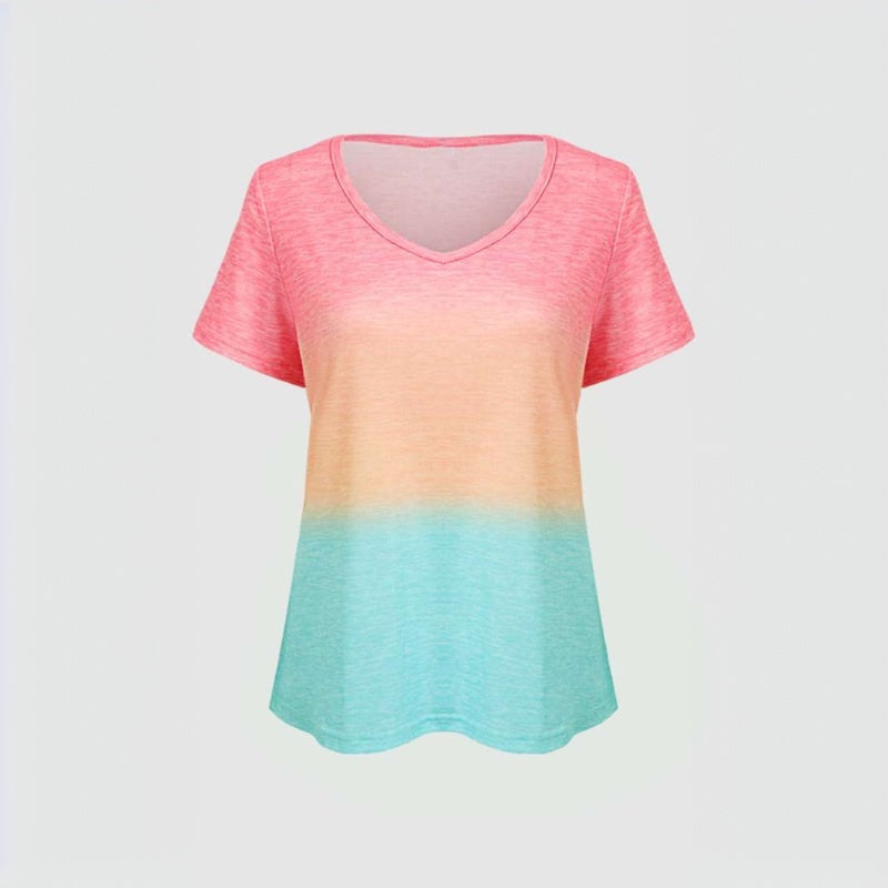 Lila™ | Chic Gradient Casual Tee